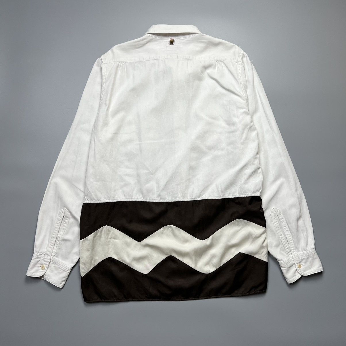 Visvim Visvim - AW/15 Vacher Shirt Brown Wave - Longsleeve Size US L / EU 52-54 / 3 - 5 Thumbnail