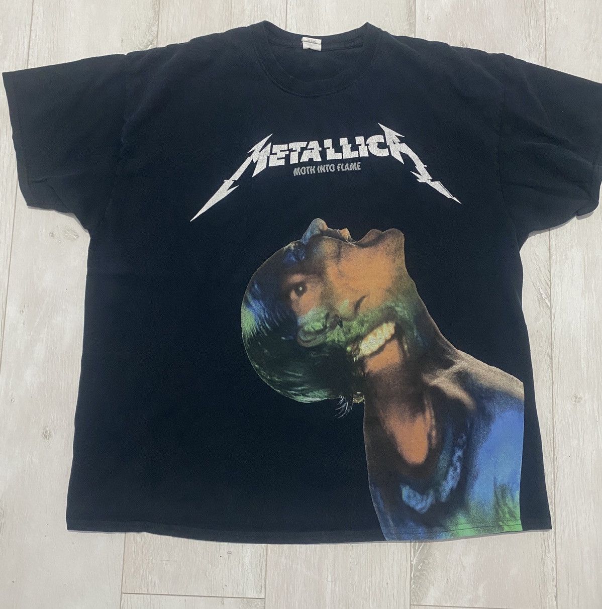Band Tees × Metallica Band Metallica moth into flame tee Size US XXL / EU 58 / 5 - 1 Thumbnail