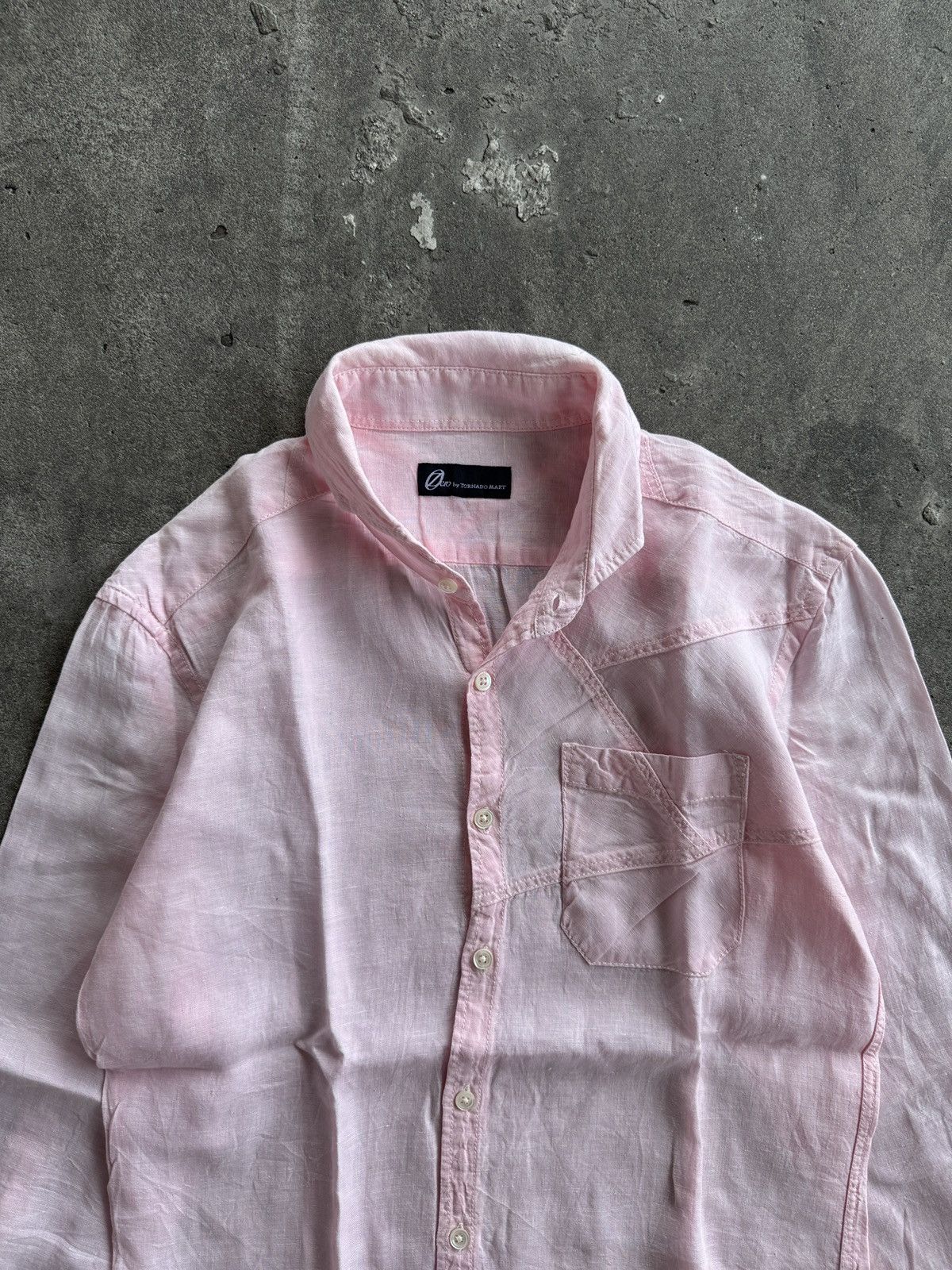Tornado Mart Zero by Tornado Mart Linen Button Shirt Size US L / EU 52-54 / 3 - 2 Thumbnail
