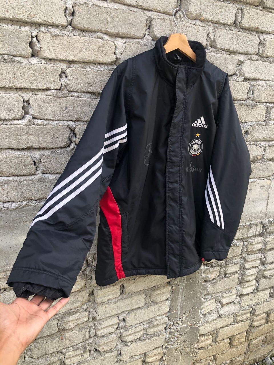 Adidas Adidas Katjes German Marcedes Fussball Bund Jacket Size US L / EU 52-54 / 3 - 5 Thumbnail