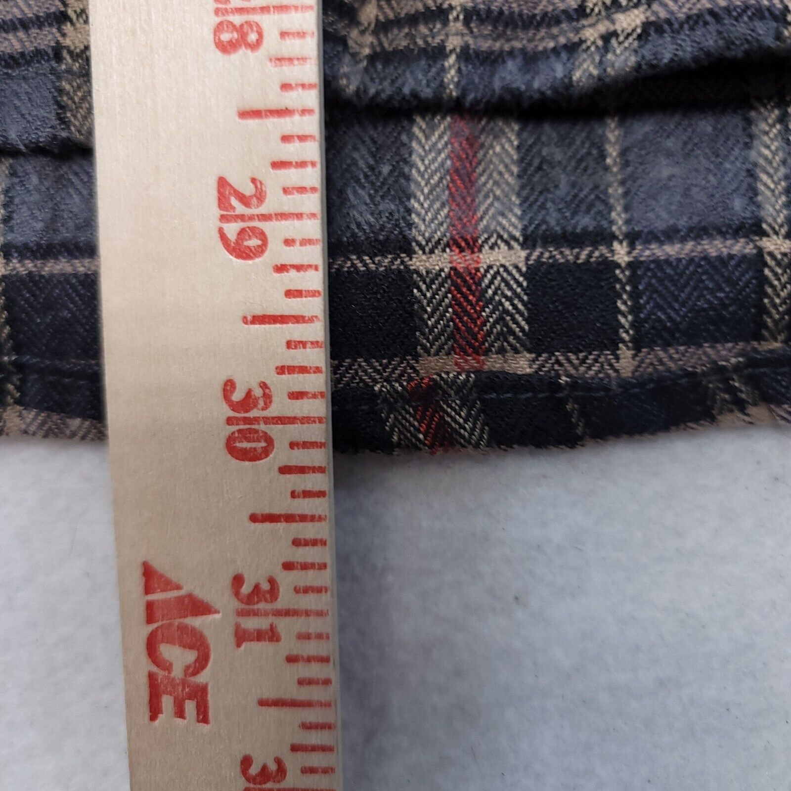 Ambig AMBIG Casual Button Up Hoodie Mens Size Medium M Gray Plaid Size US M / EU 48-50 / 2 - 7 Thumbnail