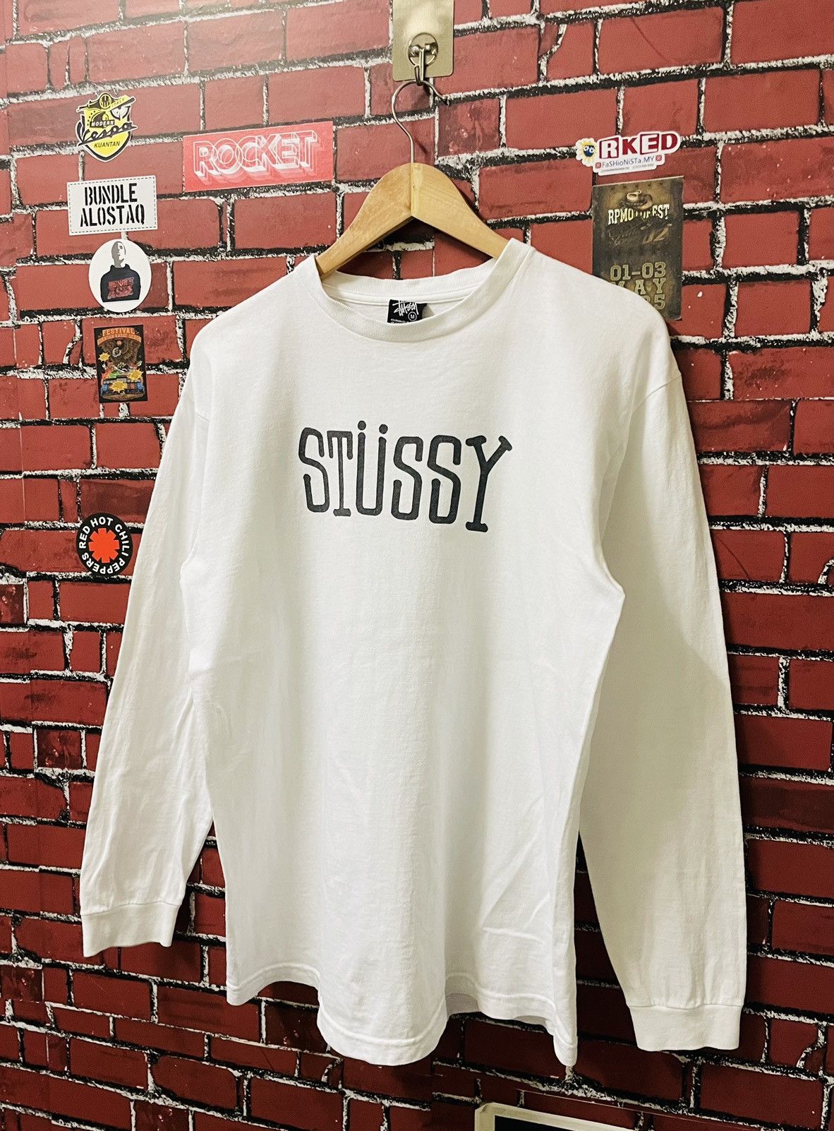 Stussy VTG STUSSY LONGSLEEVE SHIRTS Size US M / EU 48-50 / 2 - 2 Thumbnail
