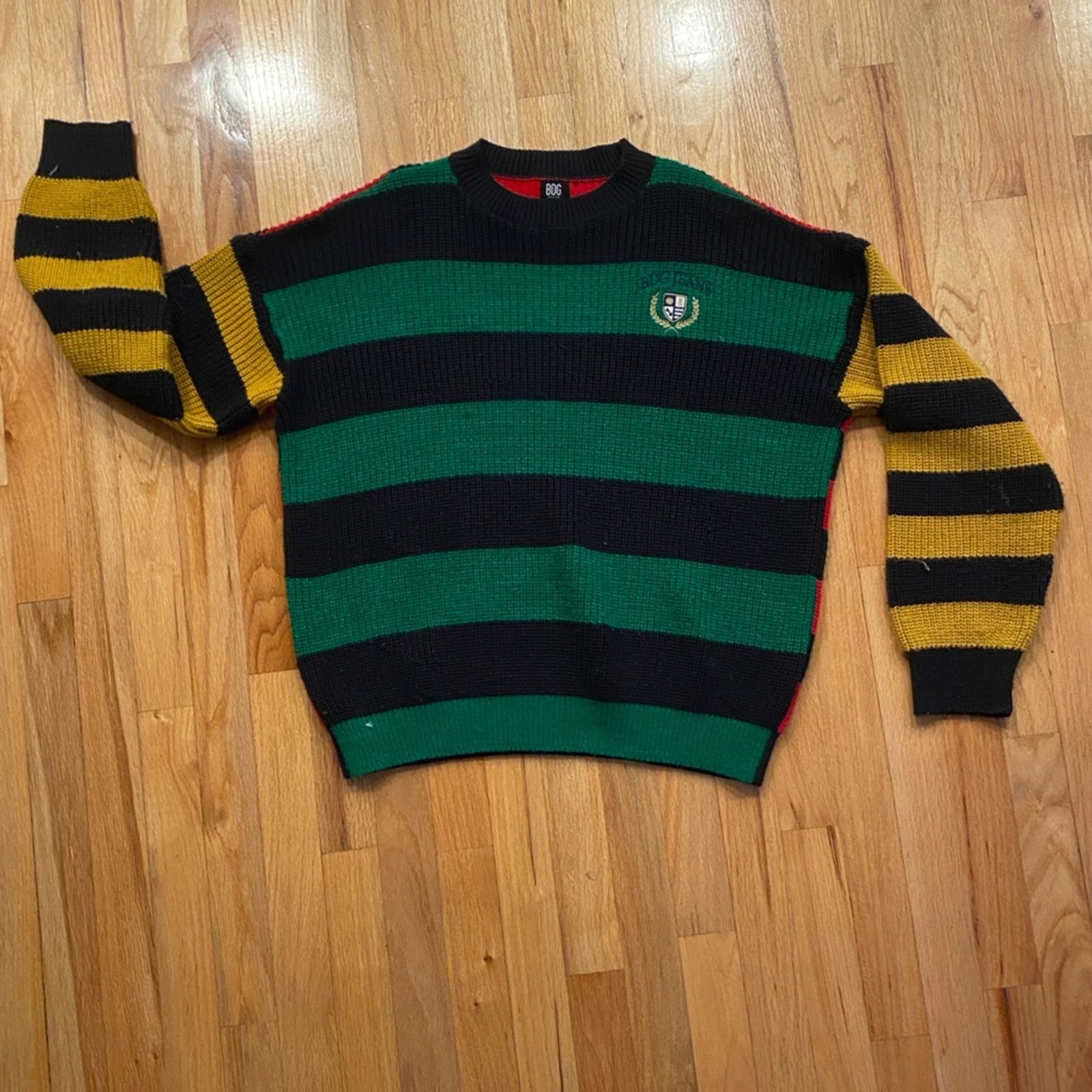 Bdg Vintage BDG Urban Outfitters Stripped Sweater Size S / US 4 / IT 40 - 1 Thumbnail