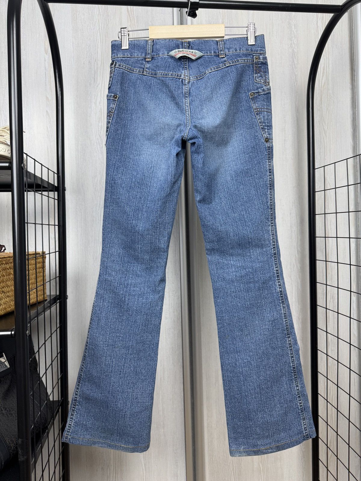 Dolce & Gabbana Dolce & Gabbana vintage wide flared bootcut avantgarde denim Size 27" / US 4 / IT 40 - 7 Thumbnail