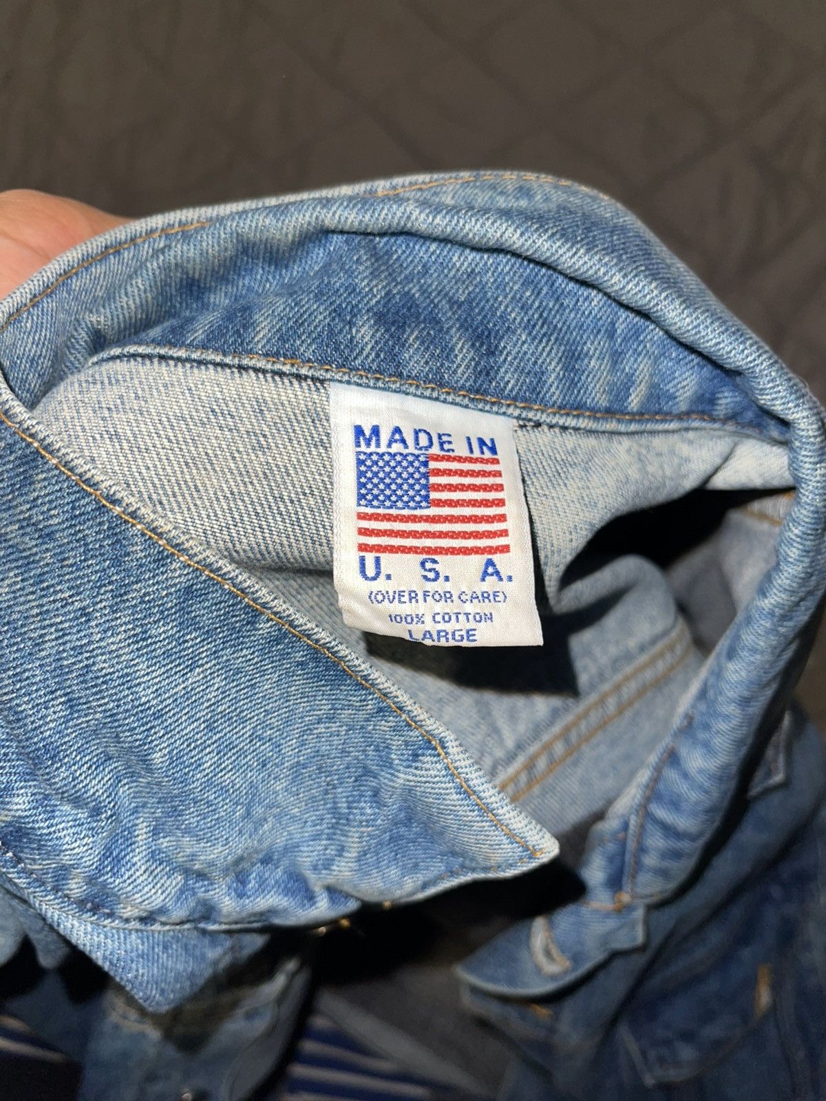 Vintage Disabled American Veterans Denim Jacket Size US L / EU 52-54 / 3 - 4 Thumbnail