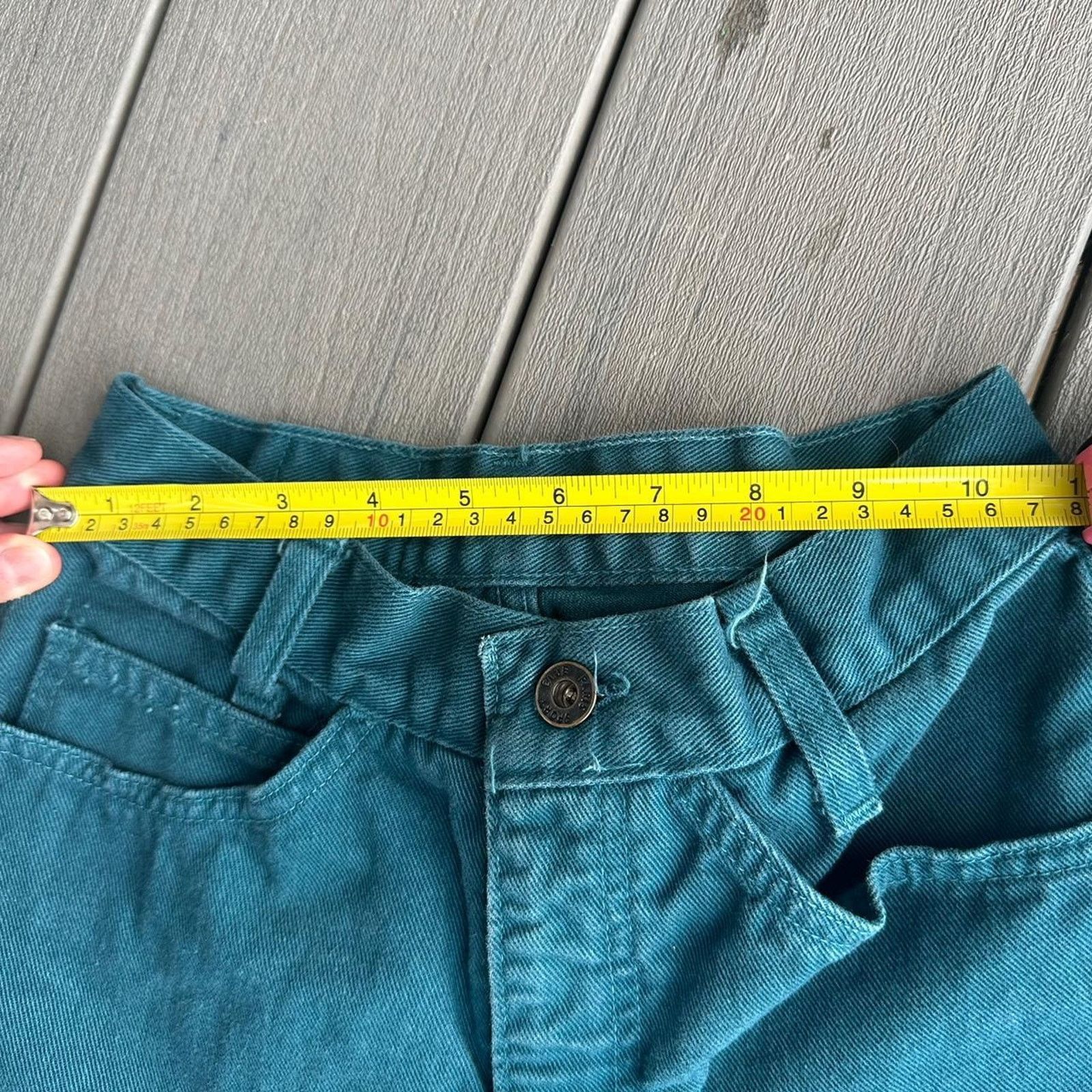 Other High waisted wide leg vintage denim shorts Size 24" / US 00 / IT 34 - 4 Thumbnail