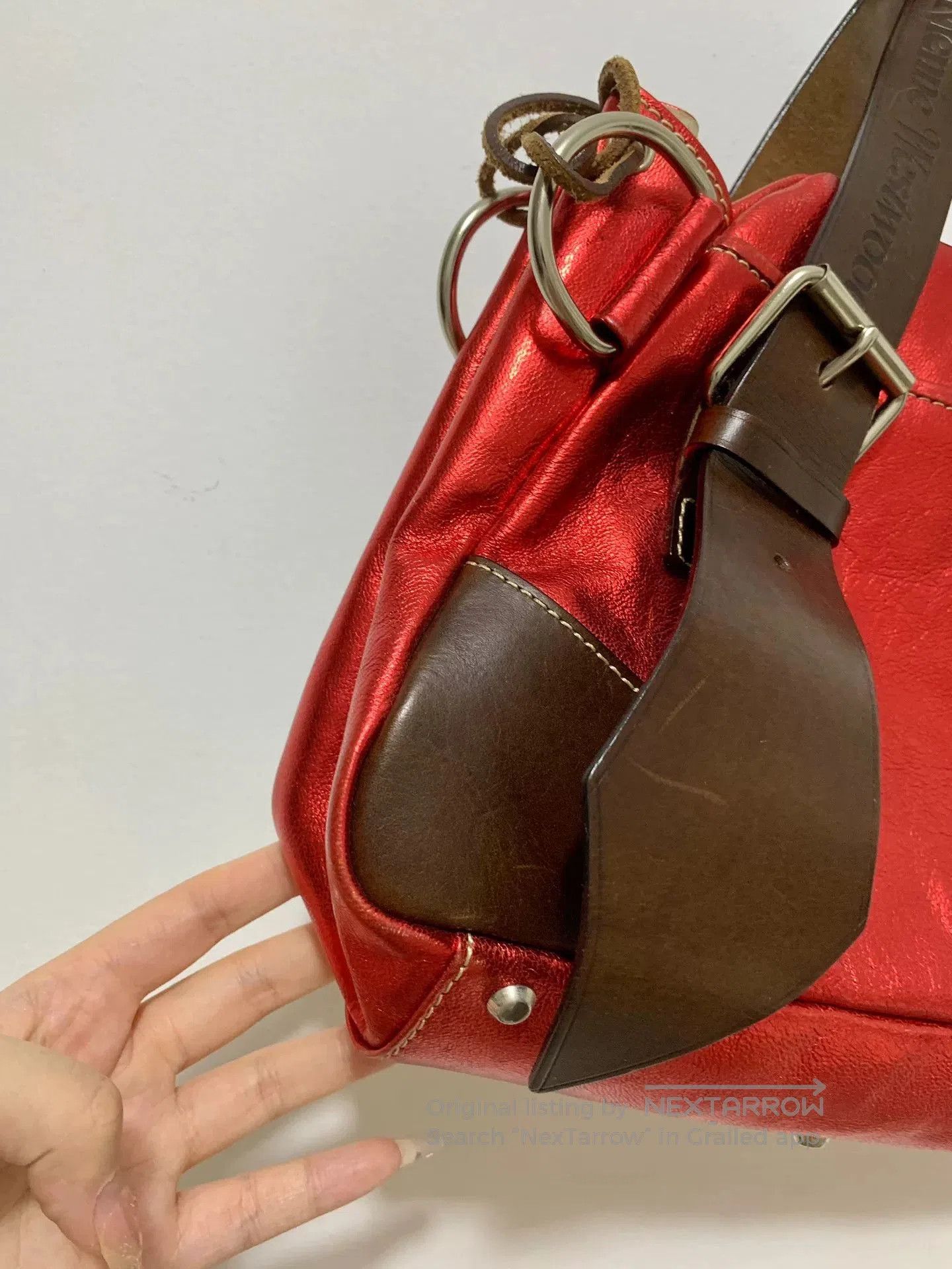 Vivienne Westwood Vivienne Westwood Vintage Red Belt Buckle Handbag. Size ONE SIZE - 4 Thumbnail