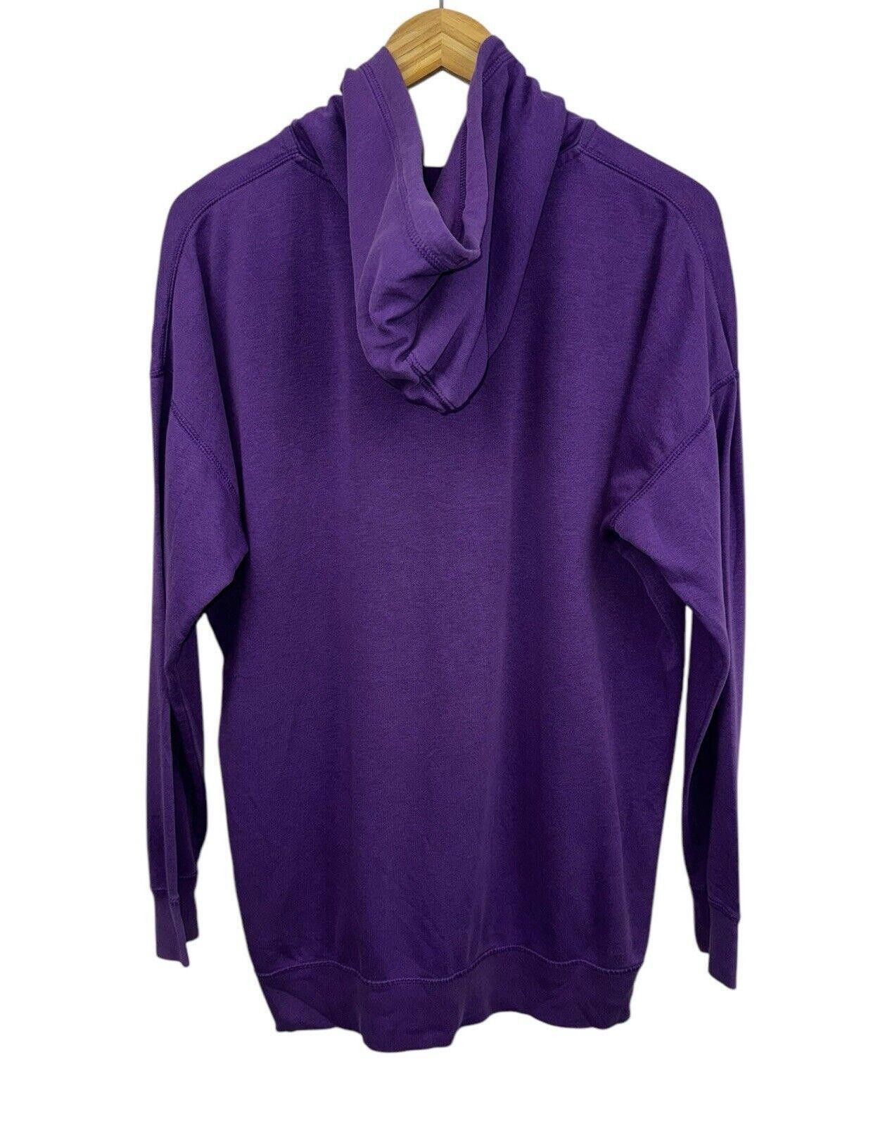 Nike Vintage Nike Y2K Plum Purple Full Zip Hoodie Sz L RARE Size US 34 / EU 50 - 5 Thumbnail