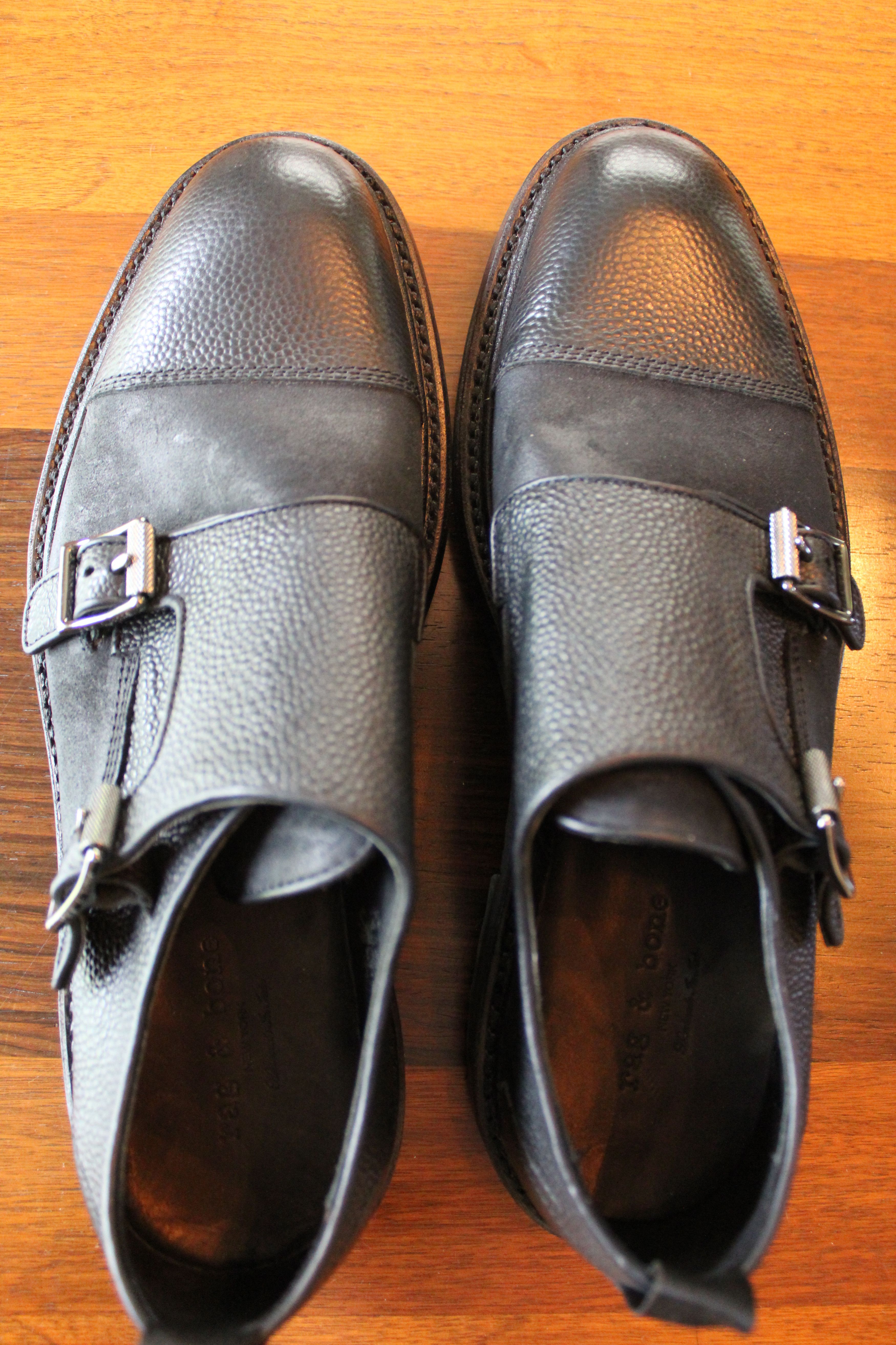 Rag & Bone Rag & Bone Cap Toe Monk Strap – Italian-Made, Rare Two-Tone Size US 8.5 / EU 41-42 - 3 Thumbnail