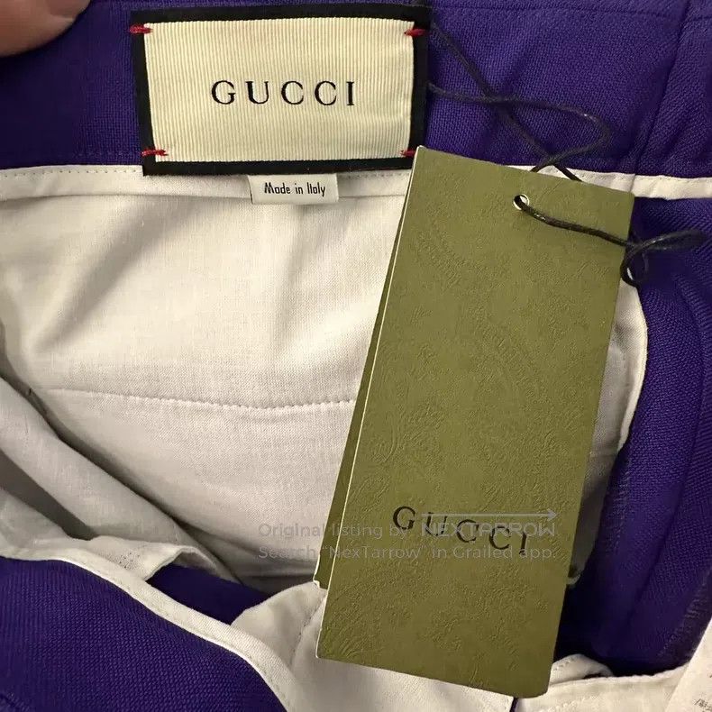 Gucci Gucci Purple trousers Size US 28 / EU 44 - 4 Thumbnail