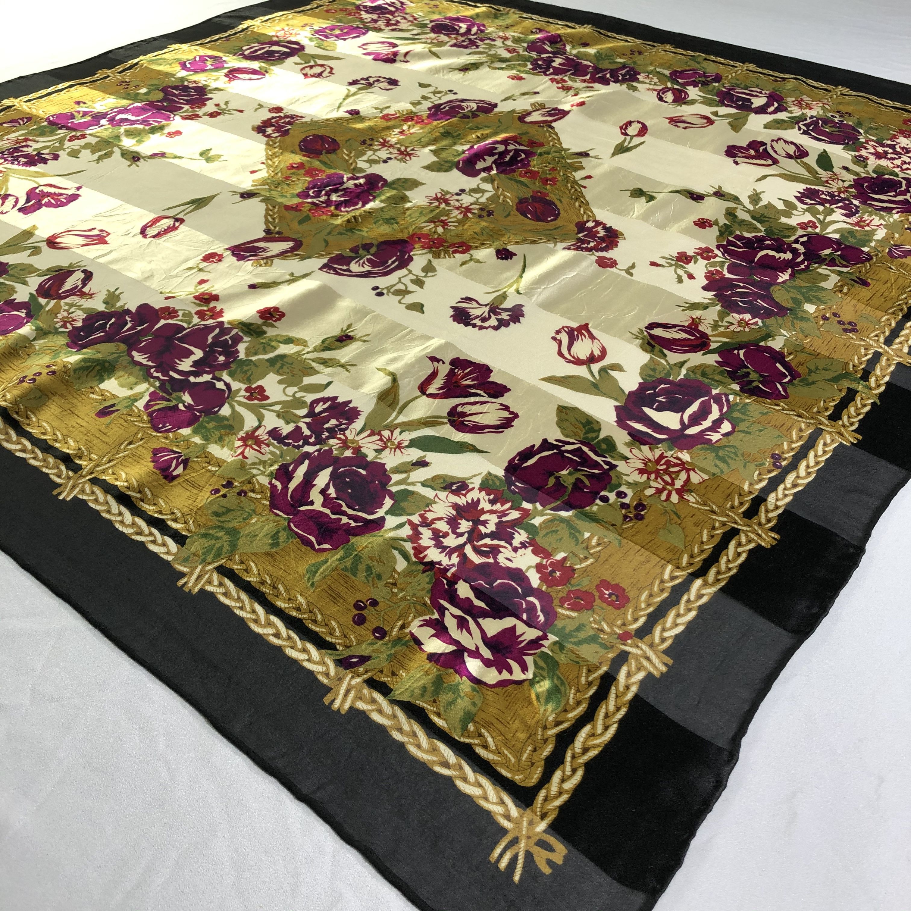 Vintage Vintage Silk Scarf Size ONE SIZE - 3 Thumbnail