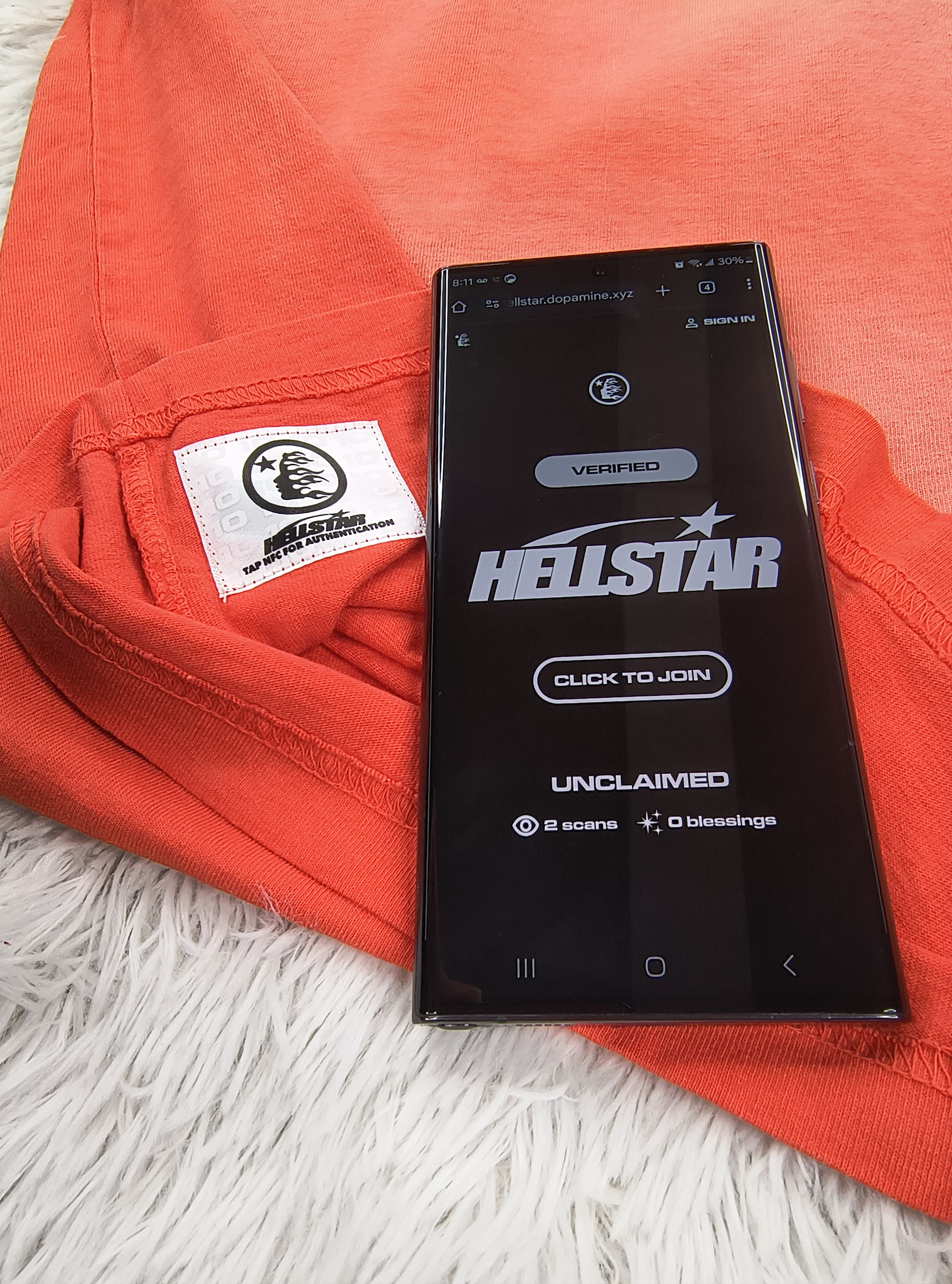 HELLSTAR DS Hellstar sports logo tee Size US L / EU 52-54 / 3 - 8 Thumbnail