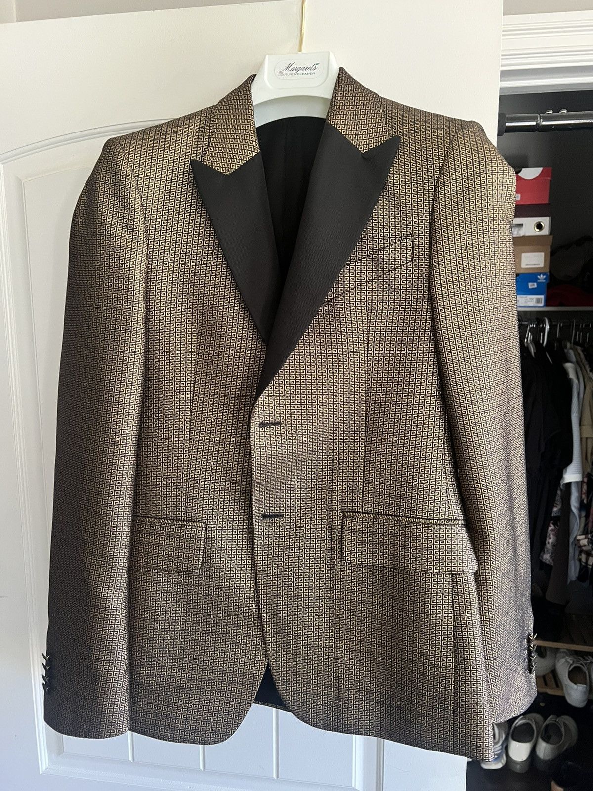 Givenchy Givenchy Jacquard Blazer Size 48S - 1 Thumbnail