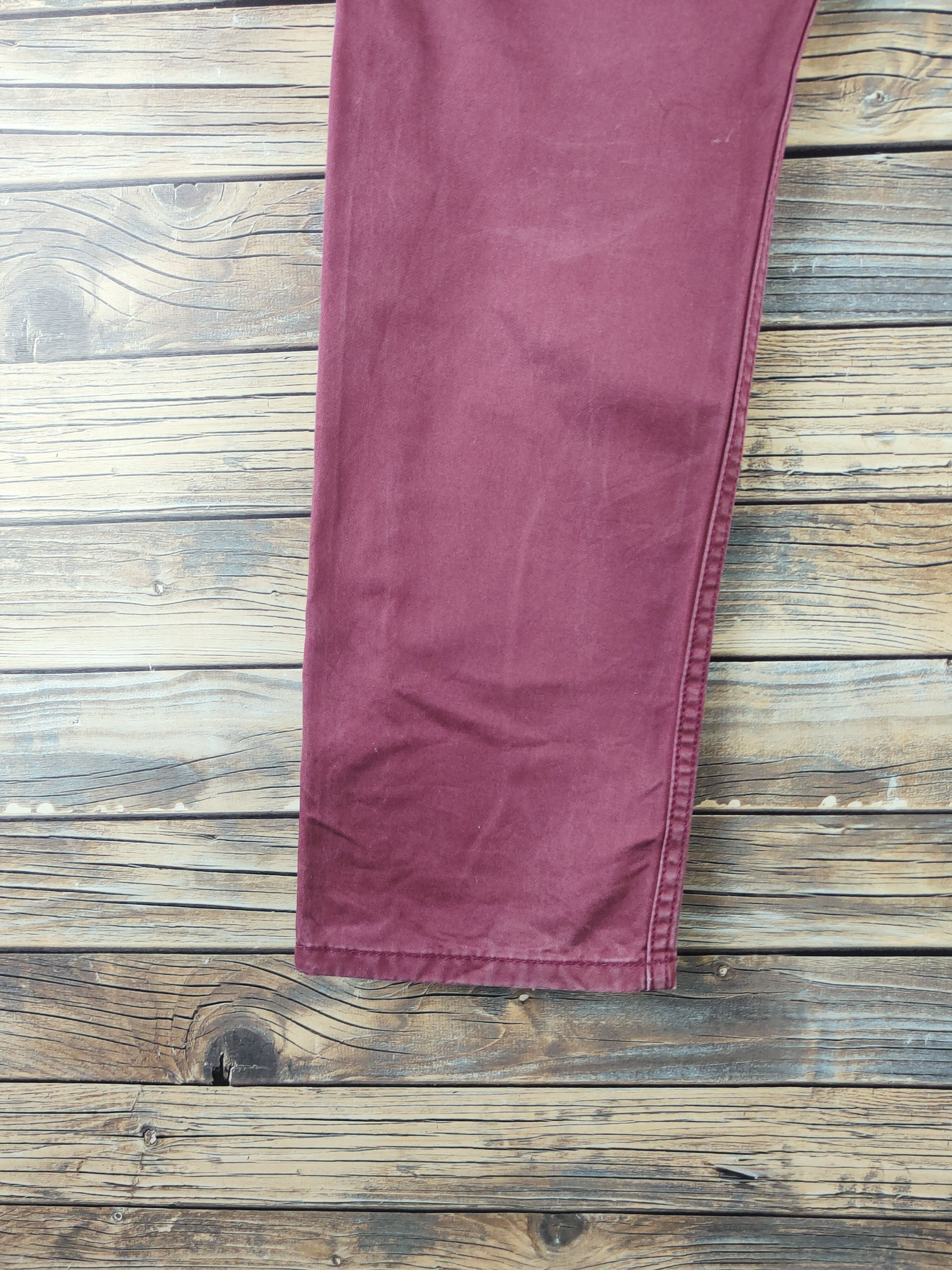 Levi's 511 Levi's Maroon Multipocket Casual Pants #S2807 Size US 31 - 10 Thumbnail