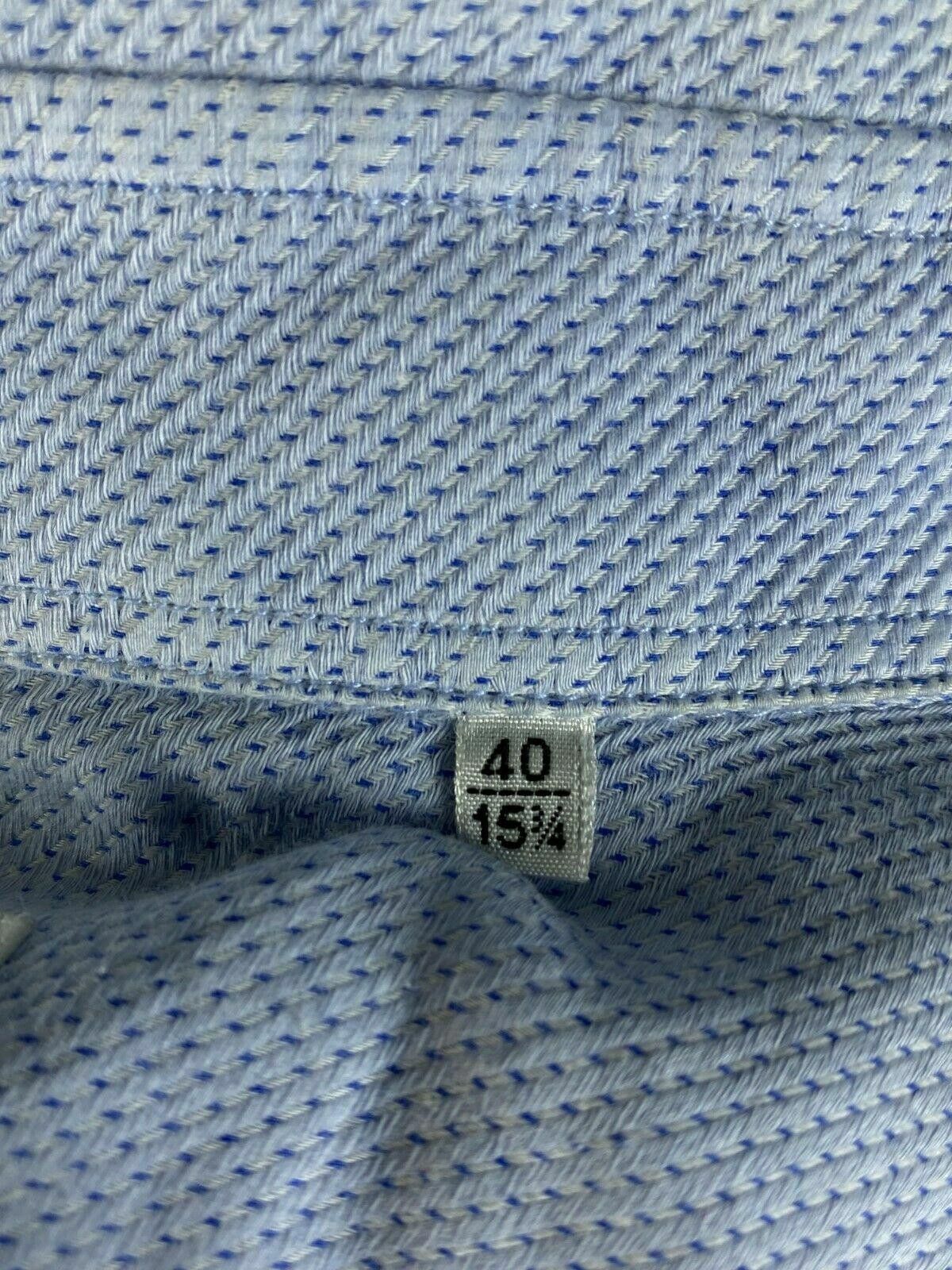 Designer Men Versace Collection City Blue Shirt Size 40 / 15.75 Size US M / EU 48-50 / 2 - 11 Thumbnail