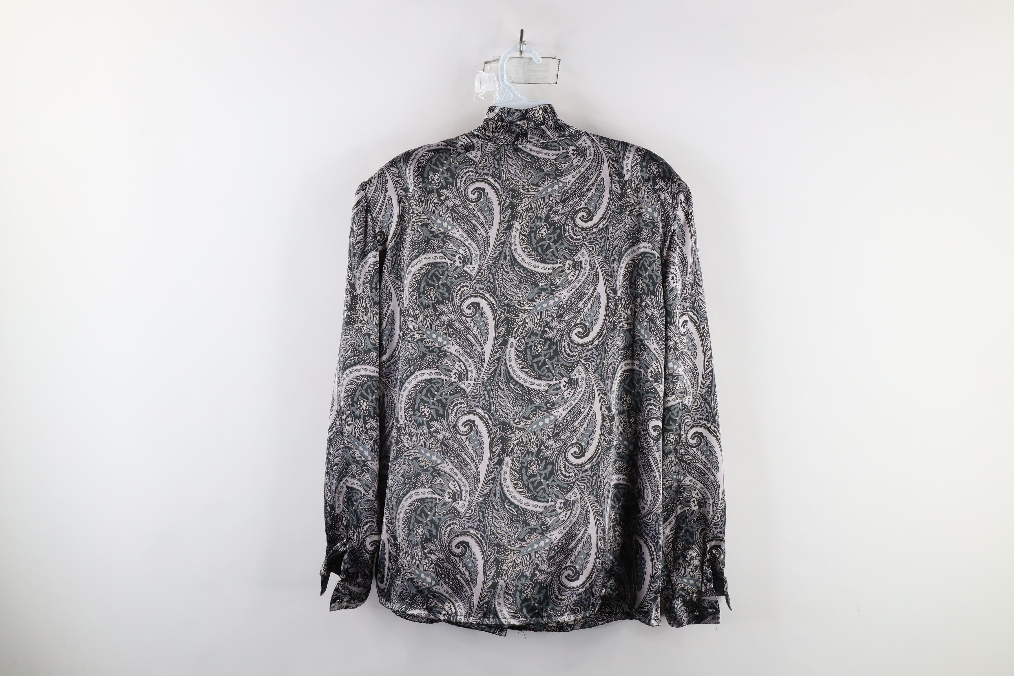 Vintage Vintage 90s Streetwear Paisley Blazer Button Shirt USA Size XL / US 12-14 / IT 48-50 - 7 Thumbnail