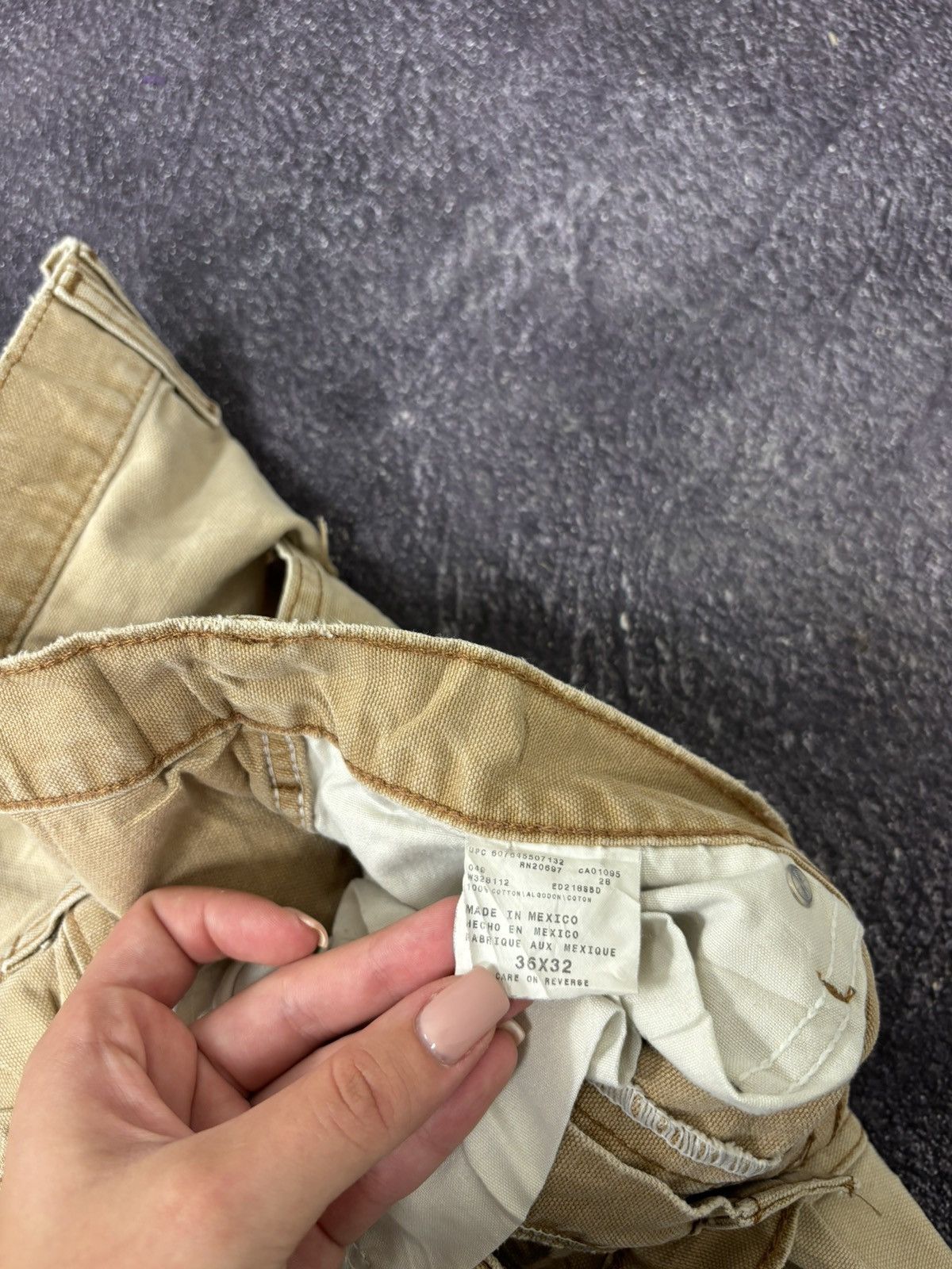 Dickies Vintage Dickies Faded Cream USA Hype Baggy Pants Jeans Size US 36 / EU 52 - 17 Thumbnail