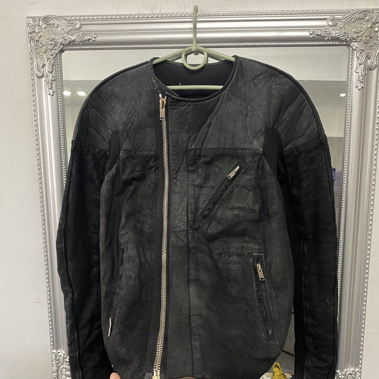 Rick Owens Rick Owens Jacket Suede Biker Size S / US 4 / IT 40 - 3 Thumbnail