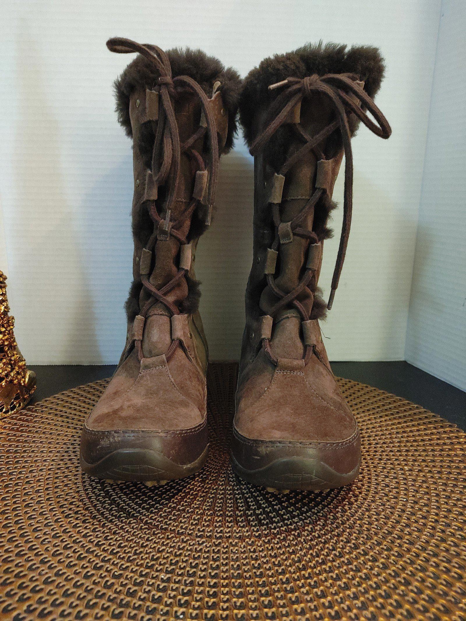 The North Face The North Face Abby III Suede/Leather Faux Fur Boots Size 7 Size US 7 / IT 37 - 3 Thumbnail