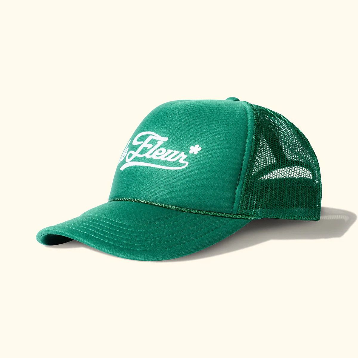 Golf le Fleur Golf le Fleur* Green Cursive Trucker Hat Size ONE SIZE - 3 Thumbnail