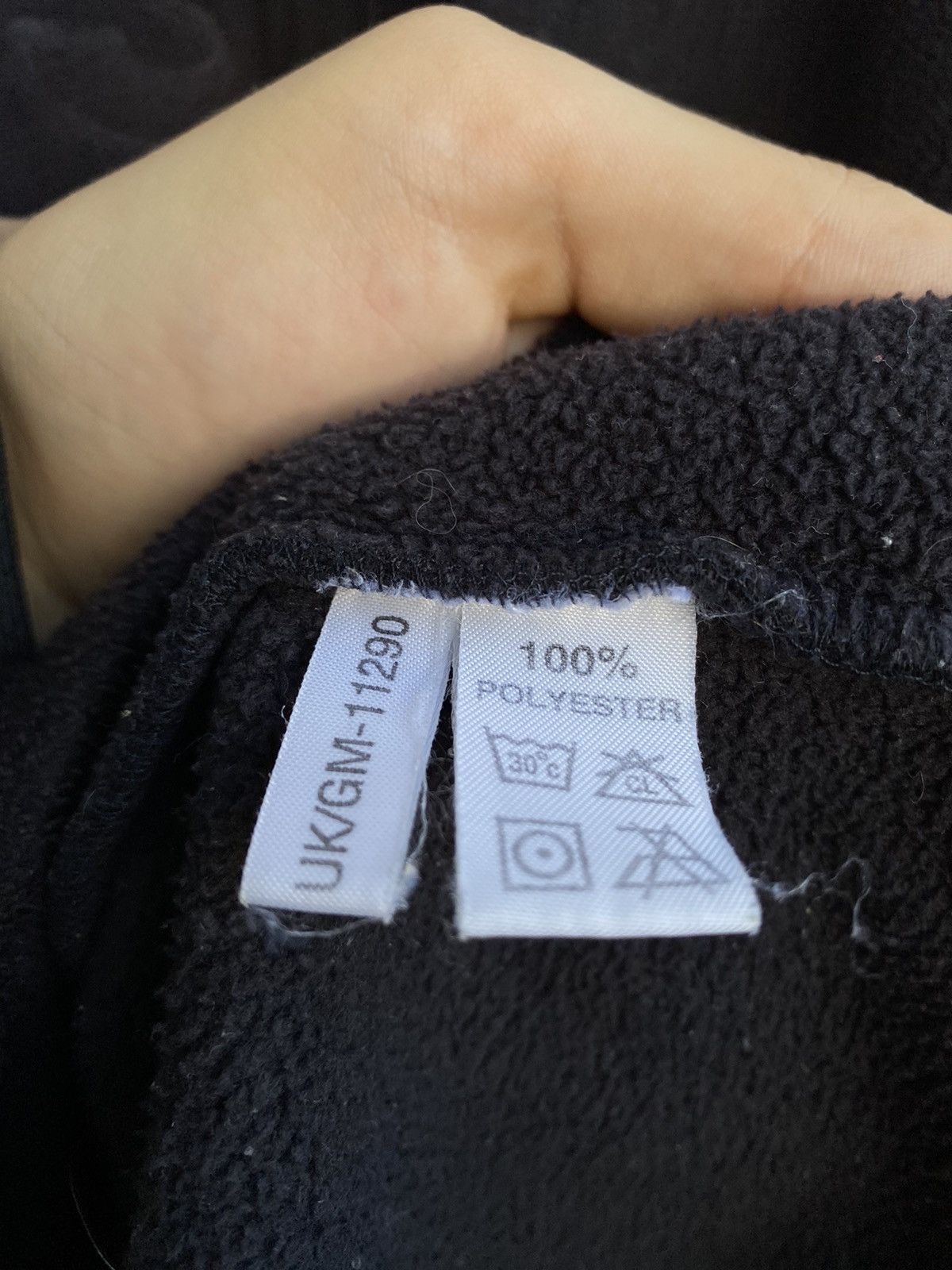 Yves Saint Laurent Fleece YSL Sweatshirt Black Big Logo YSL Sweater Size US L / EU 52-54 / 3 - 5 Thumbnail