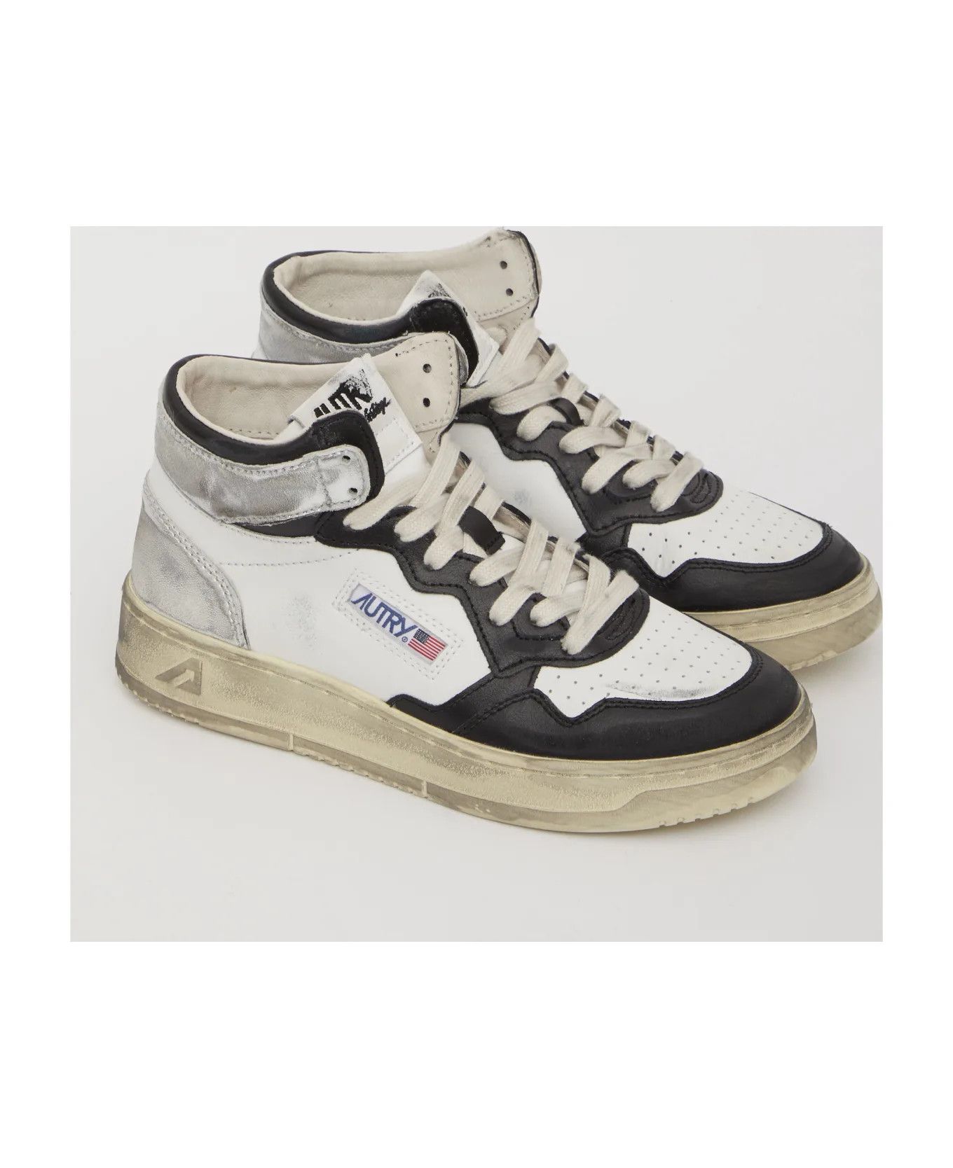 AUTRY o1y0725 Leather Hi-Top Sneakers in Multicolor Size US 6 / IT 36 - 2 Thumbnail