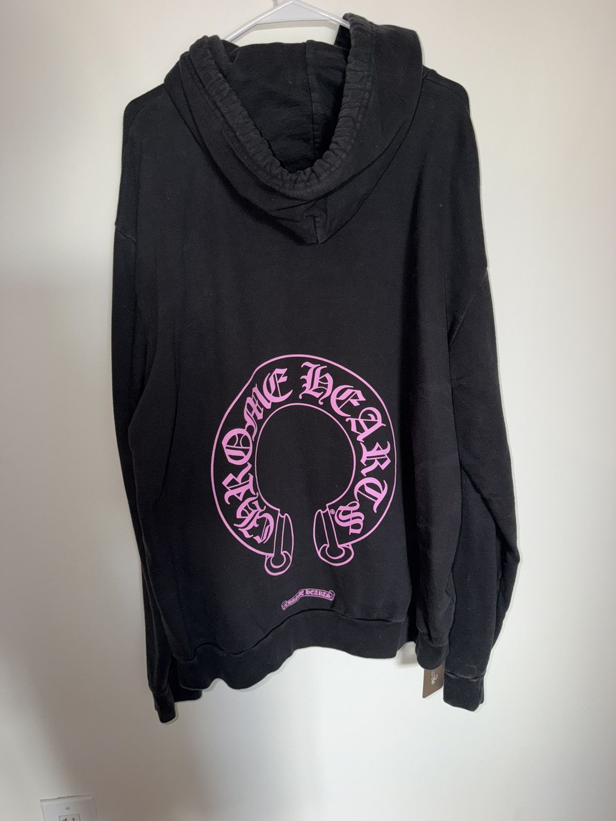Chrome Hearts EXCLUSIVE CHROME HEARTS PINK HORSE SHOE LOGO HOODIE Size US XL / EU 56 / 4 - 5 Thumbnail
