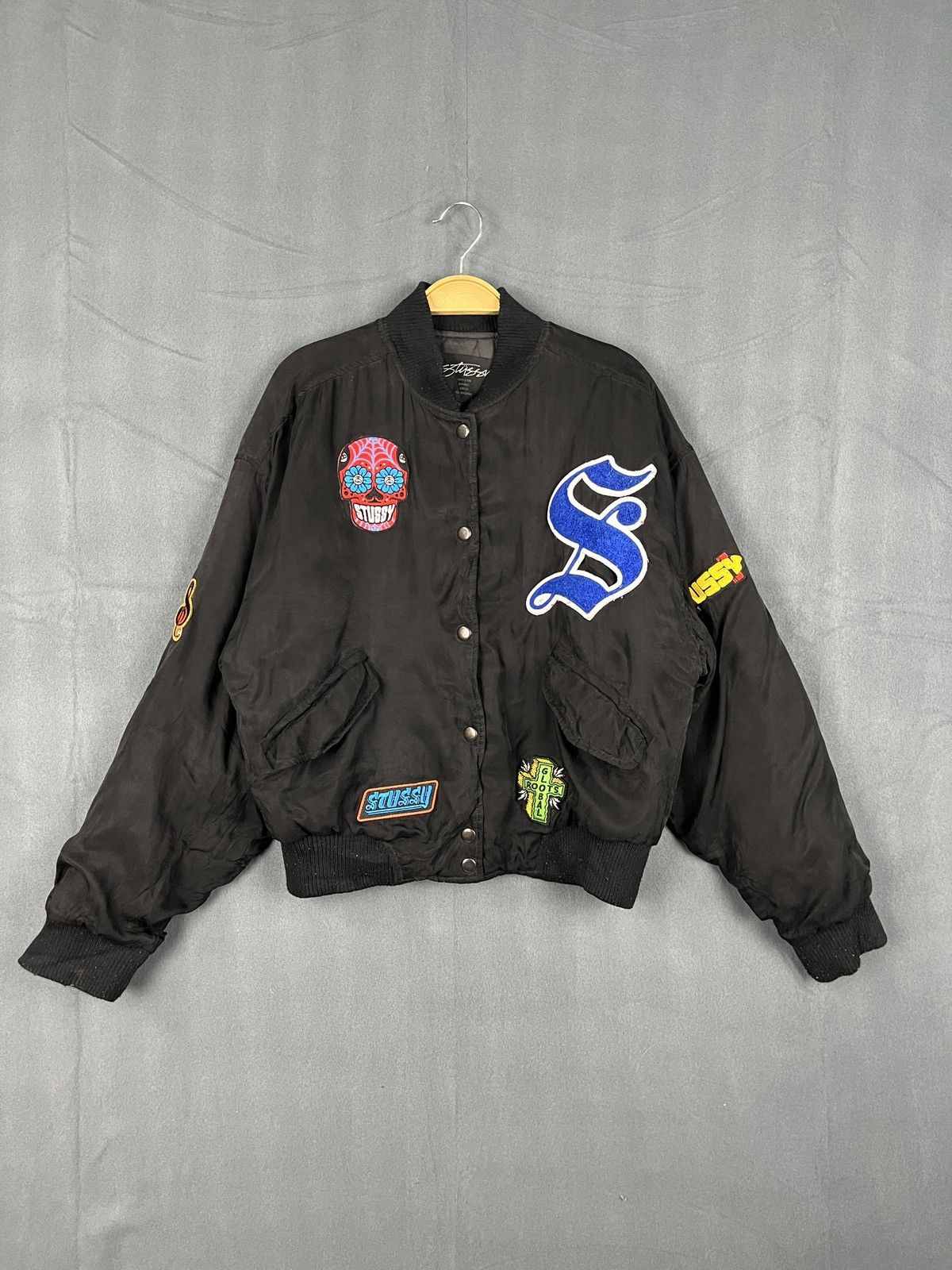 Other Stussy Bomber Jacket with Patches Size M / US 6-8 / IT 42-44 - 1 Thumbnail