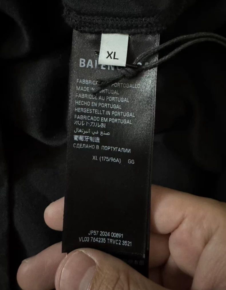 Balenciaga Balenciaga Sports Ring Slogan Short Sleeve Size US XL / EU 56 / 4 - 4 Thumbnail
