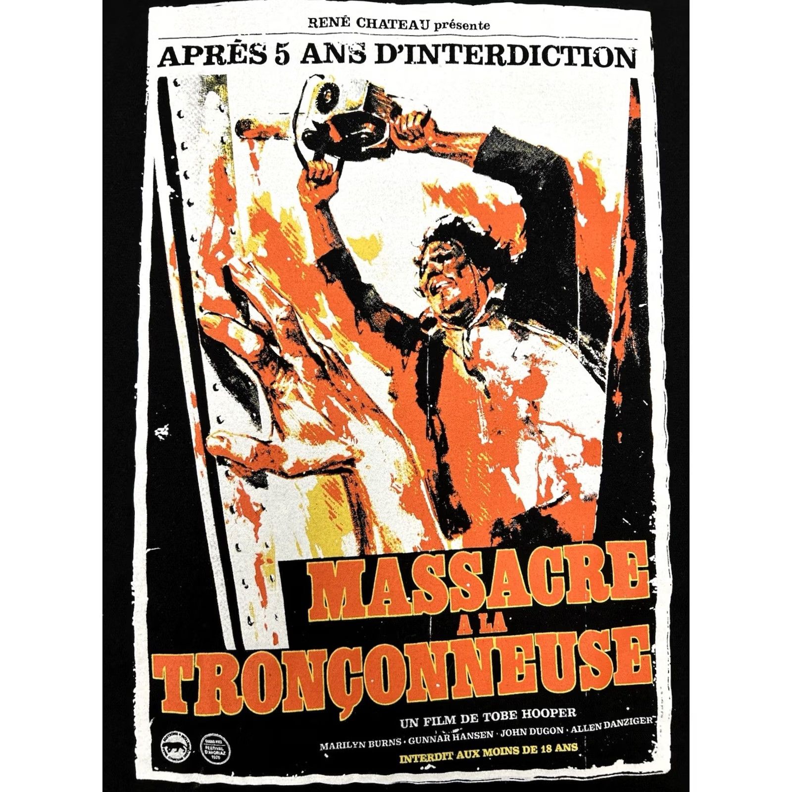 Vintage The Texas Chainsaw Massacre Horror Movie Promo Poster T Shirt Size Small Black Size US S / EU 44-46 / 1 - 2 Thumbnail