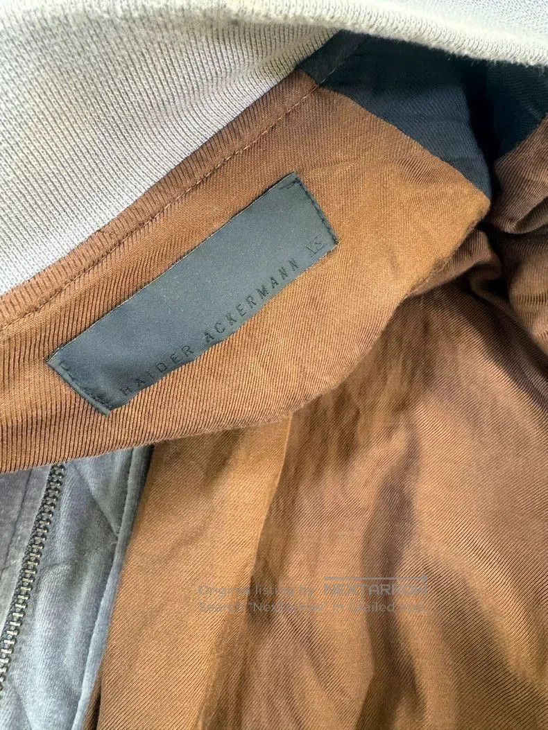 Haider Ackermann Velvet Bomber Jacket in Grey. Size US XS / EU 42 / 0 - 5 Thumbnail