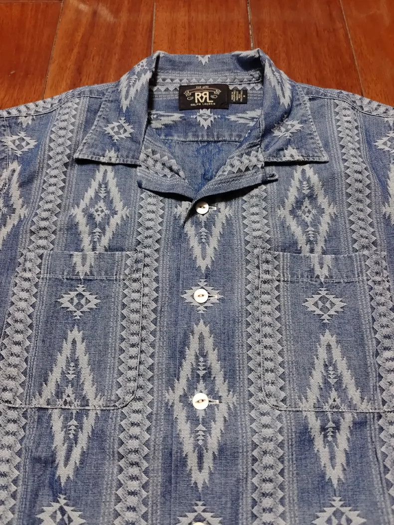 RRL Ralph Lauren RRL Ralph Lauren Old Indian Southwest Navajo style shirt C Size US M / EU 48-50 / 2 - 3 Thumbnail