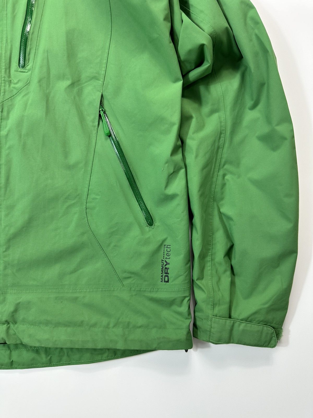 Mammut Mammut Dry Tech Jacket Hooded Men's L Green Size US L / EU 52-54 / 3 - 7 Thumbnail