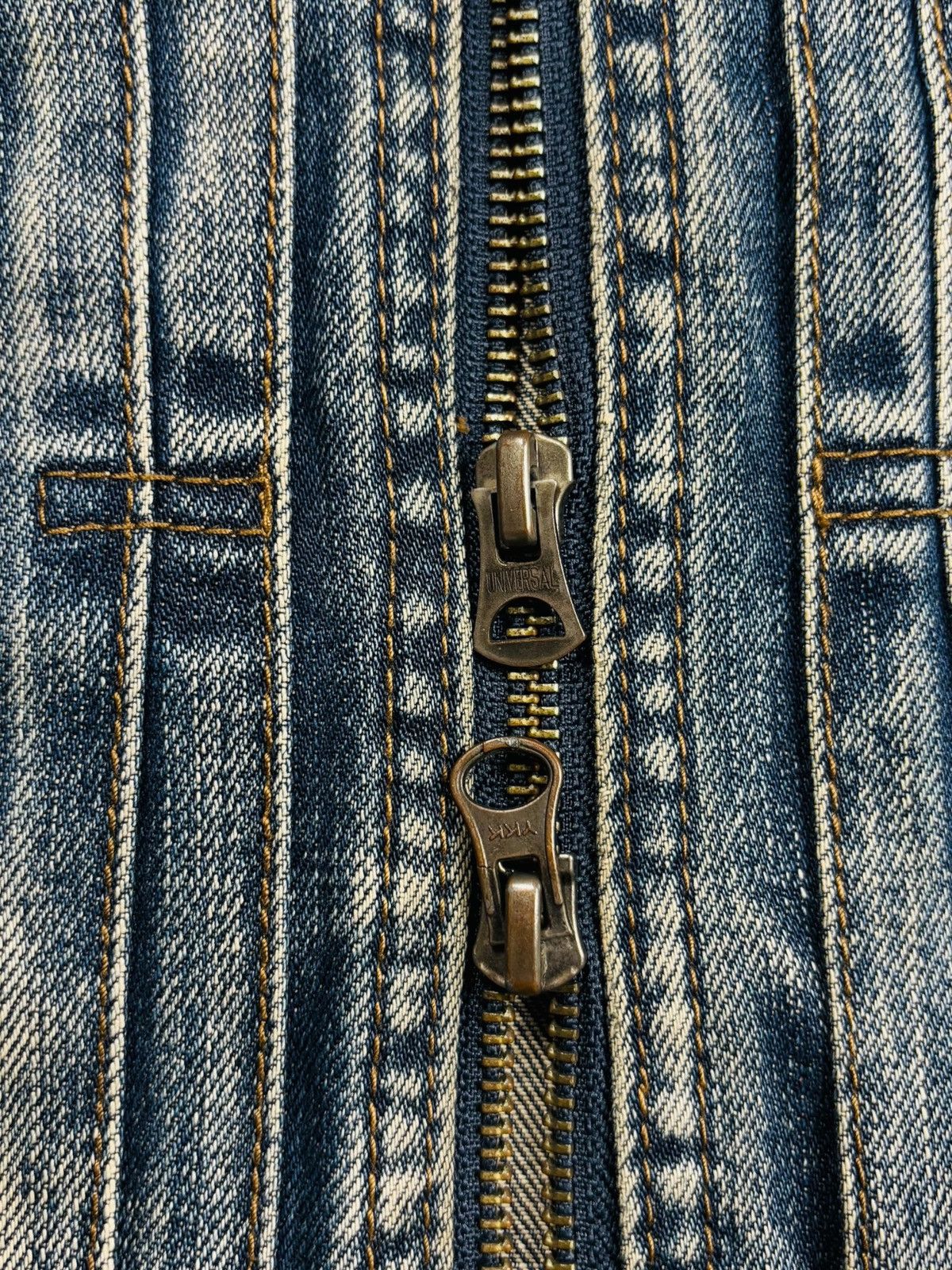 If Six Was Nine 2000s Rattle Trap - Apocalypse Style Mud Wash Denim Jacket Size US M / EU 48-50 / 2 - 10 Thumbnail