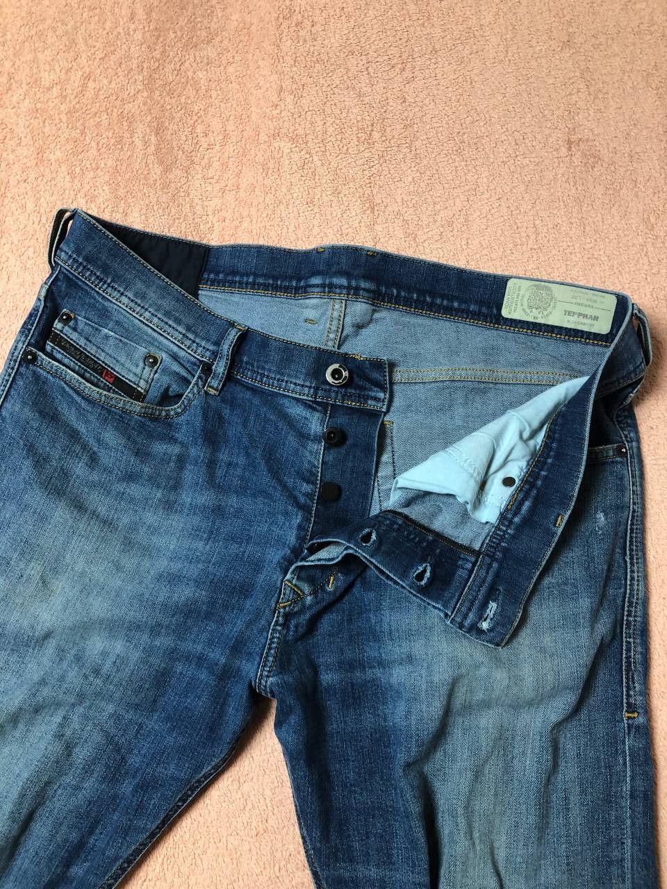 Diesel × Japanese Brand Vintage Diesel TEPPHAR Y2K distressed denim pants Size US 34 / EU 50 - 8 Thumbnail