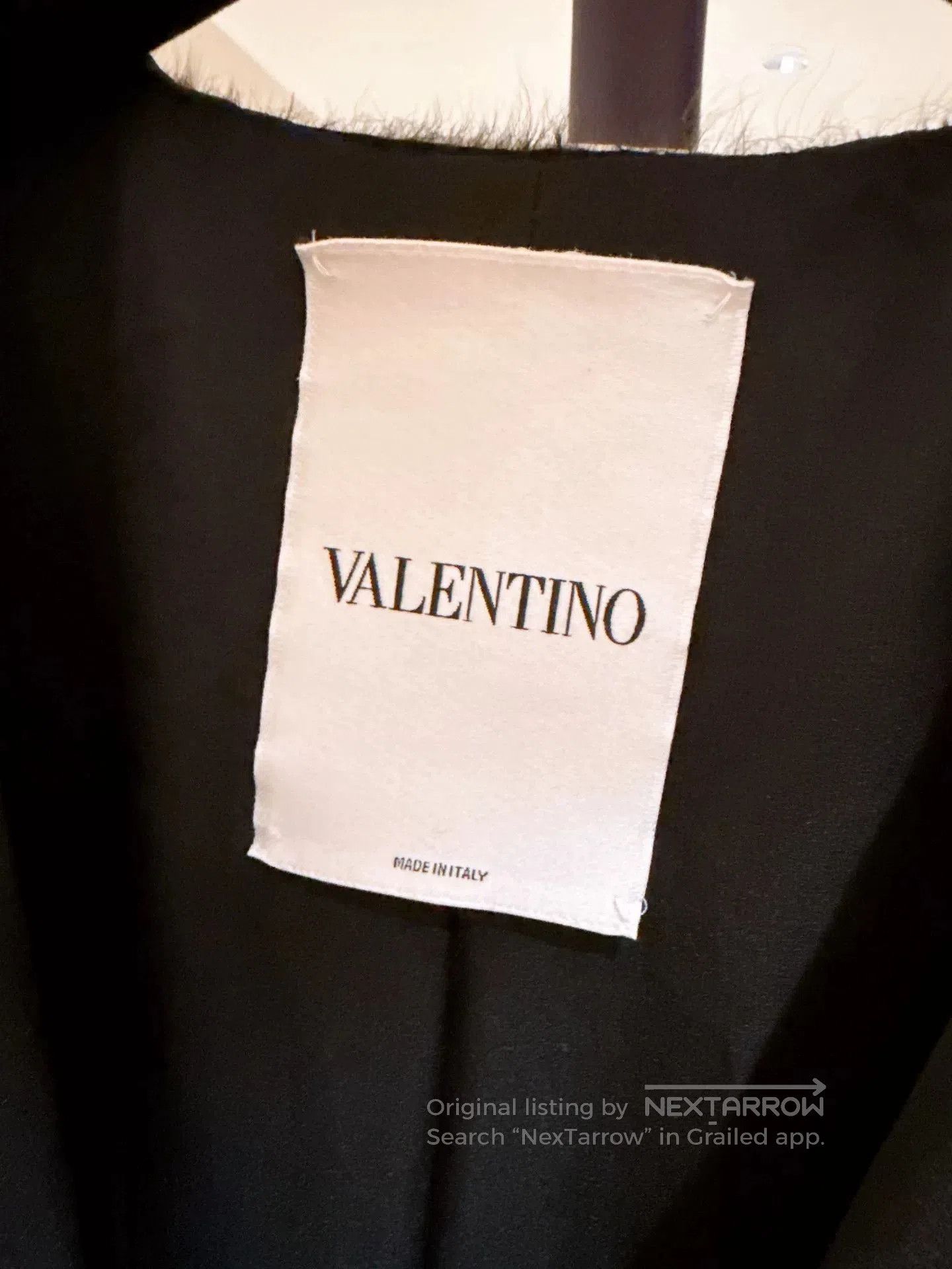 Valentino Valentino Embellished Lamb Fur Coat. Size US L / EU 52-54 / 3 - 8 Thumbnail