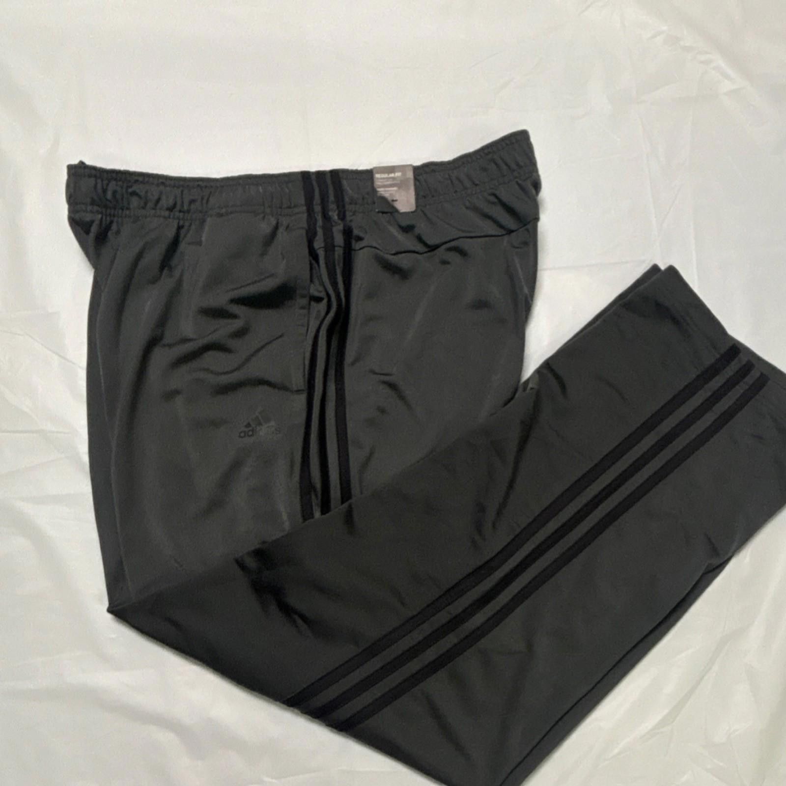 Adidas Adidas Men's Black Track Pants 2XL Pockets Size US 40 / EU 56 - 9 Thumbnail