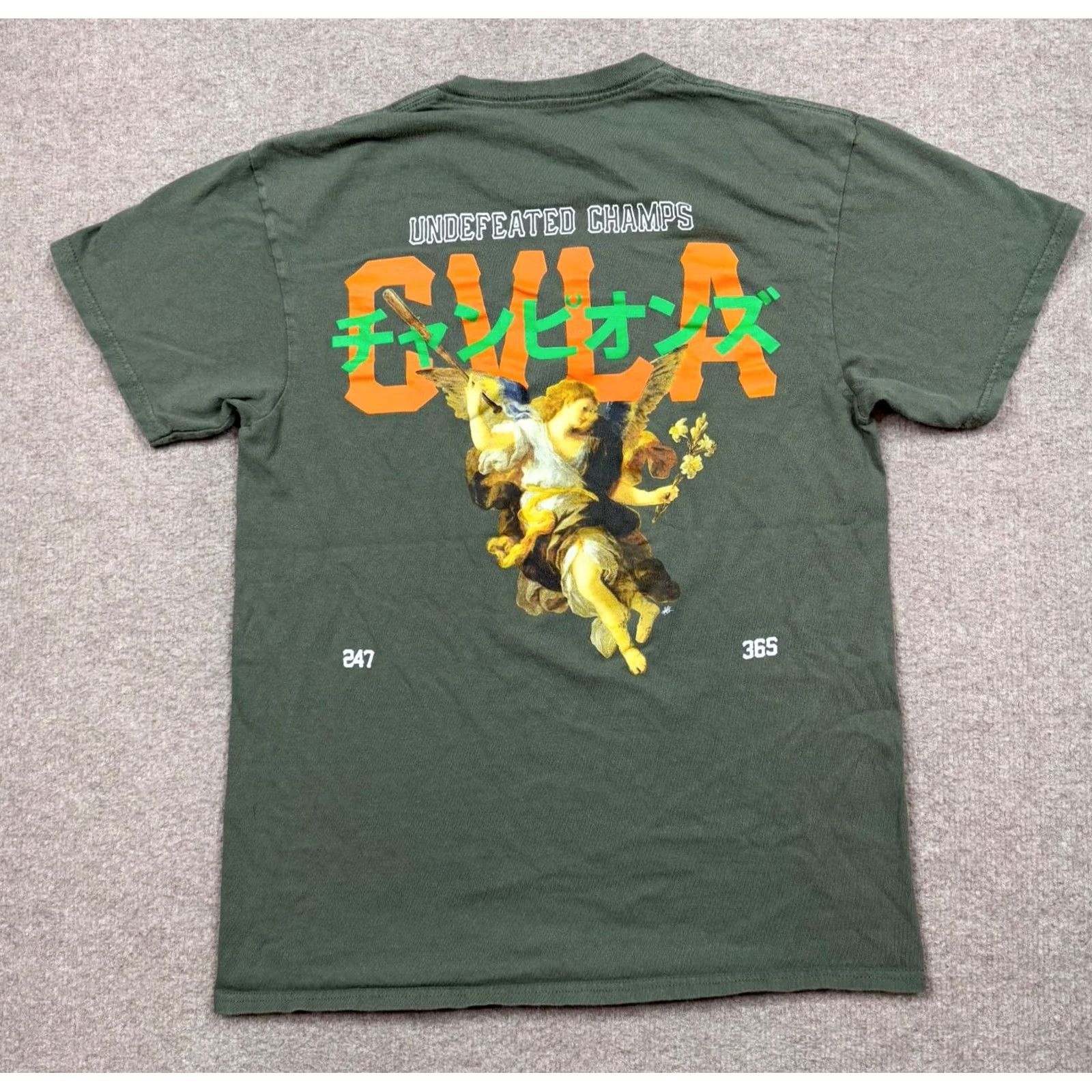 Vintage CVLA Mens Shirt Green M Short Sleeve CVLA Shirt Adult Medium Green Solid Double-Sided Logo 90s? Size US M / EU 48-50 / 2 - 2 Thumbnail