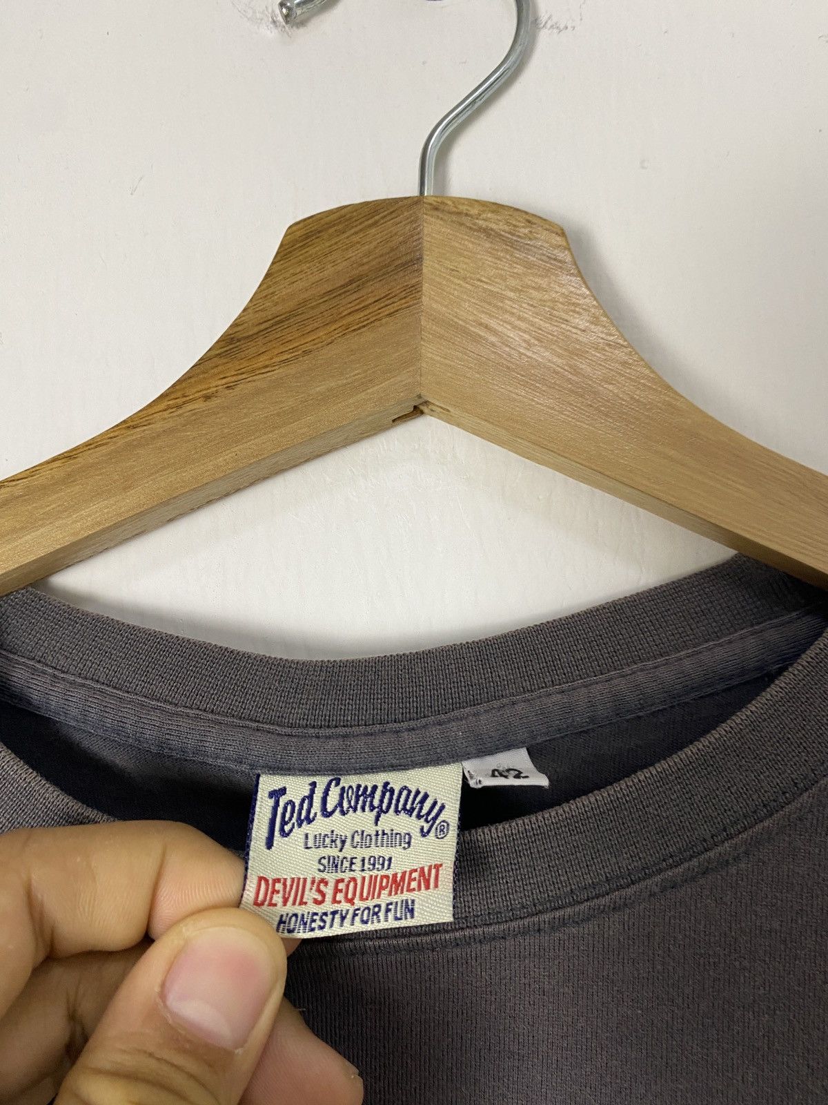 Japanese Brand × Tedman × Toyo Enterprises Vintage Faded Tedman Company Devil Tee Size US L / EU 52-54 / 3 - 9 Thumbnail
