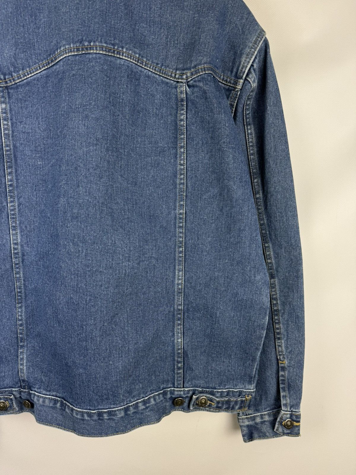 Other Schaefer Outfitter Denim Leather Collar Trucker Jacket Size US XL / EU 56 / 4 - 17 Thumbnail