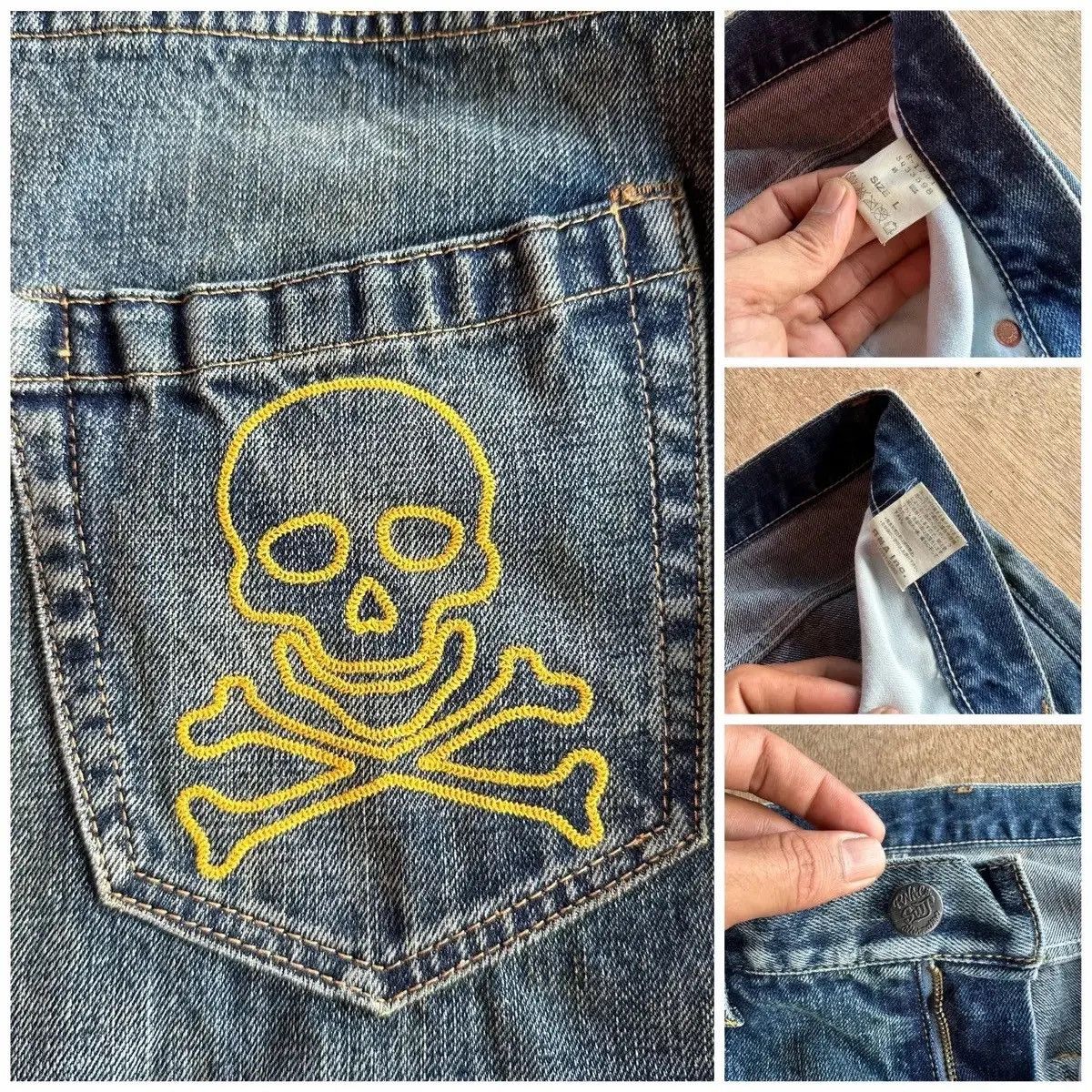 Seditionaries STEALS💥RNA JAPAN Jeans Spike/Studded Distressed Denim Pants Size US 32 / EU 48 - 16 Thumbnail