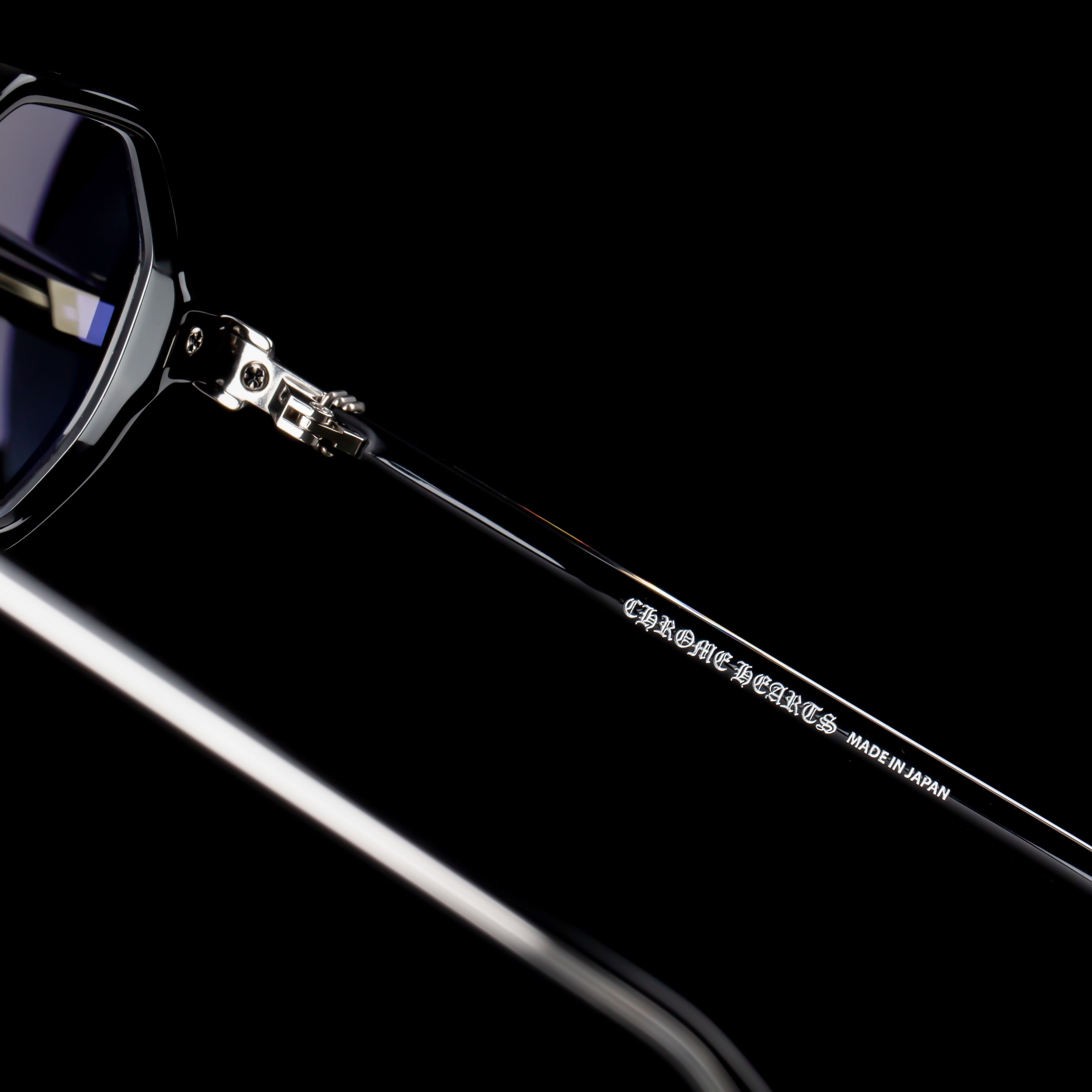 Chrome Hearts CHROME HEARTS CLITCO-A BLACK GLASSES Size ONE SIZE - 4 Thumbnail
