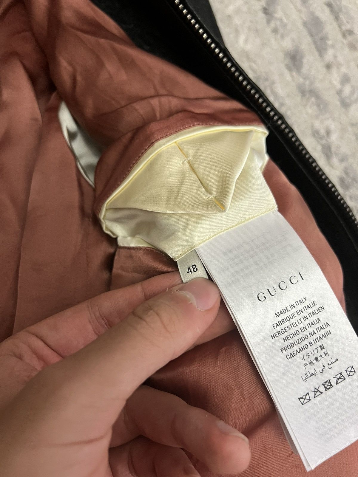 Gucci Gucci Spiritismo Leather Jacket Size US M / EU 48-50 / 2 - 12 Thumbnail