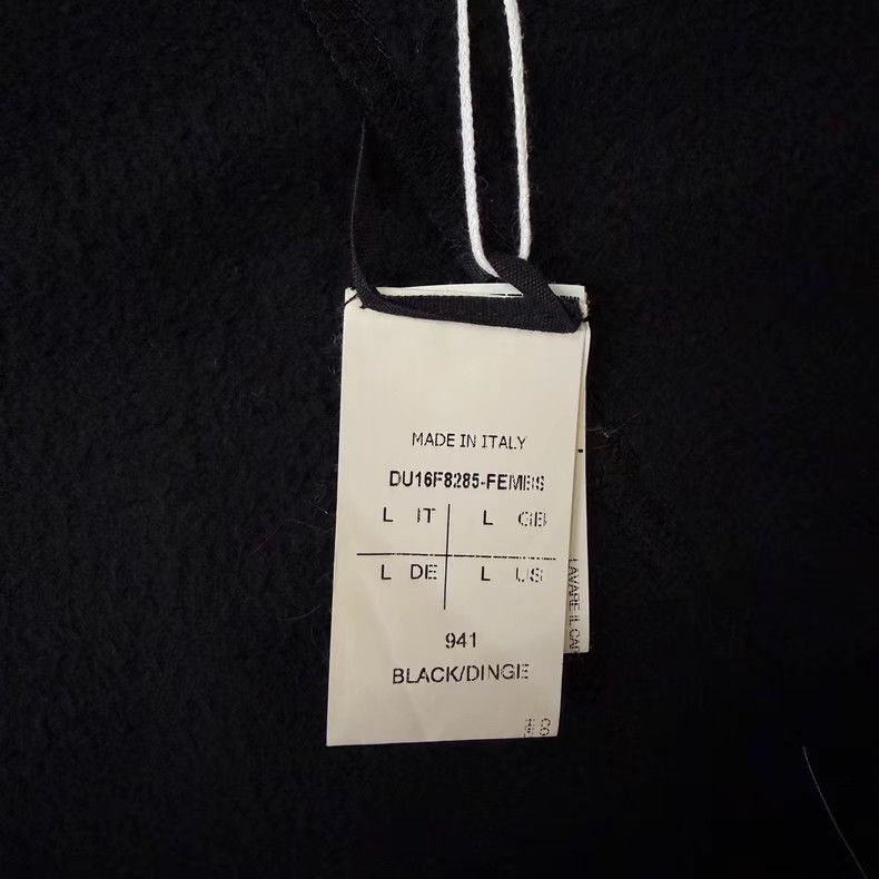 Rick Owens Rick Owens Mainline Black Hooded Sweatshirt Q10 Size US L / EU 52-54 / 3 - 3 Thumbnail
