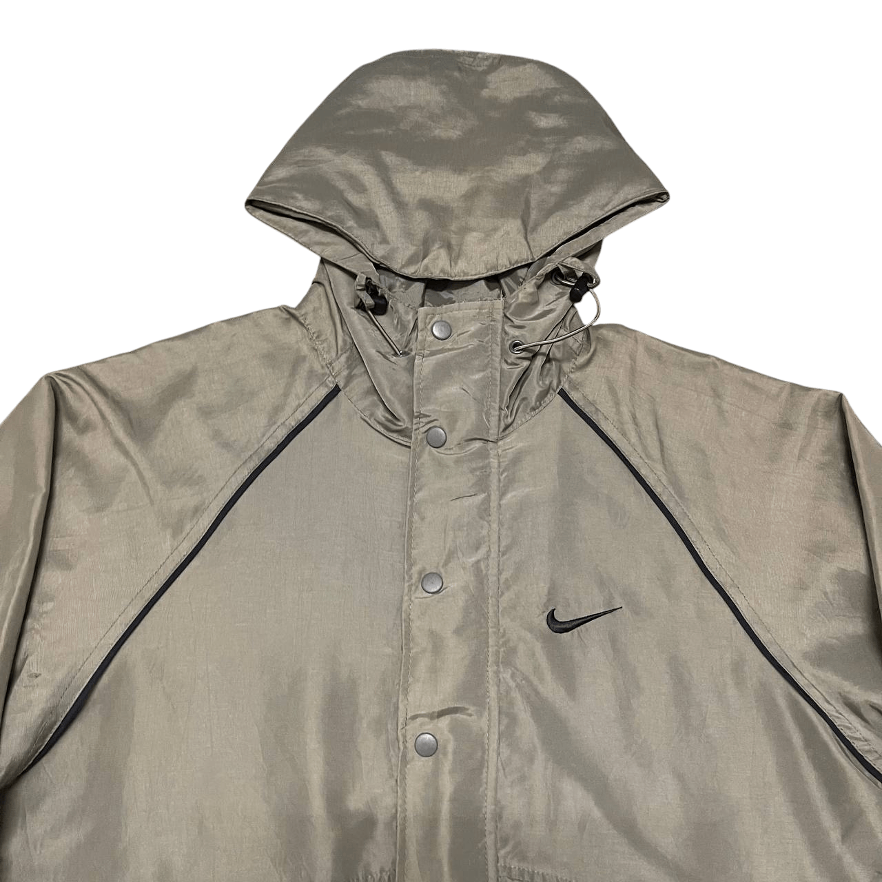 Nike Vintage Nike Golf Mini Swoosh Nylon Zipper Jacket Size US L / EU 52-54 / 3 - 2 Thumbnail