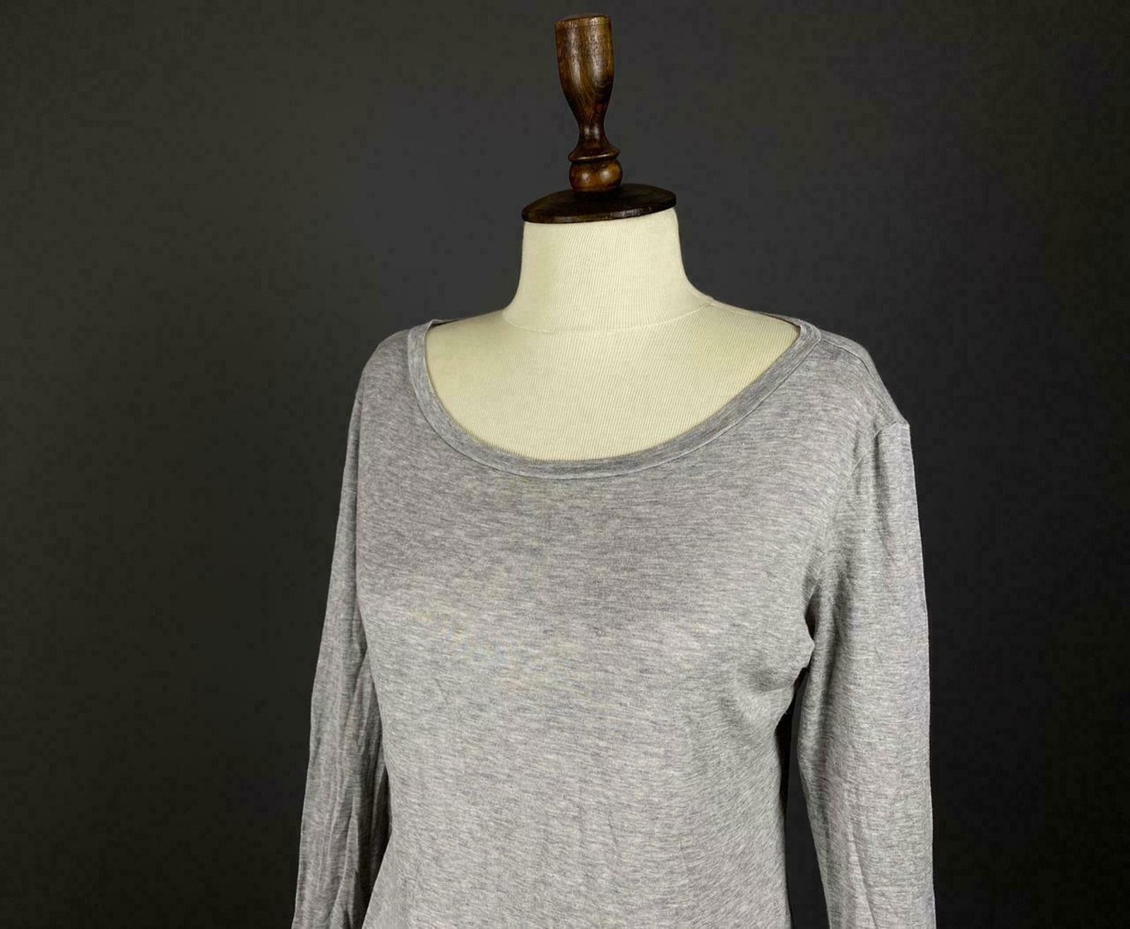 Jil Sander Jil Sander Grey Boat Neck Pullover Sweater Size L Size L / US 10 / IT 46 - 2 Thumbnail