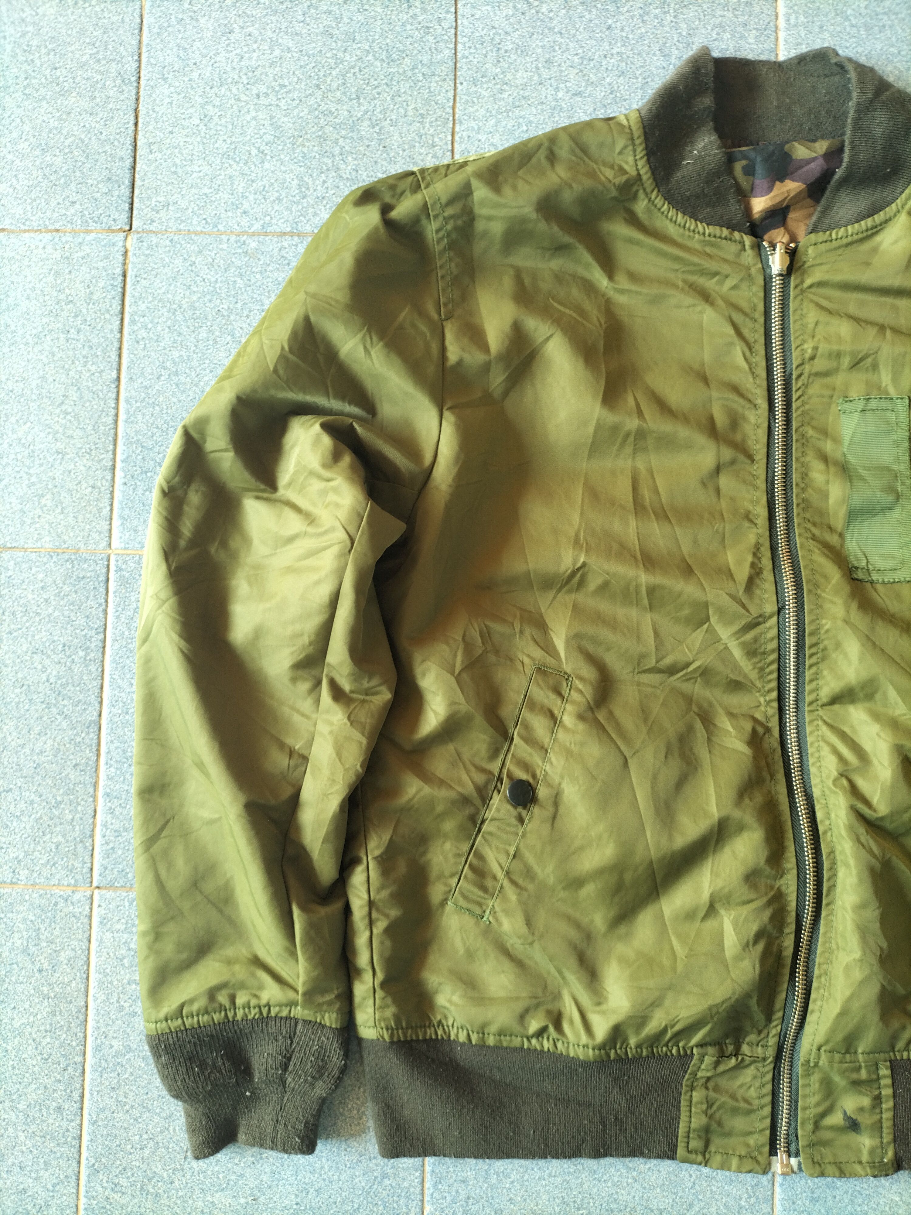 Vintage Vintage Military Reversible Army Camouflage Bomber jacket Size US M / EU 48-50 / 2 - 4 Thumbnail