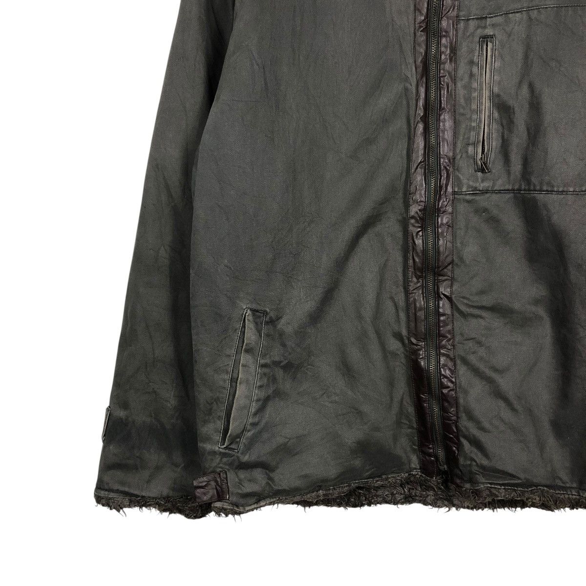 Japanese Brand 🔥VINTAGE BIKER JACKET REAL SMPL FUR BLANKET ISSEY MIYAKE Size US L / EU 52-54 / 3 - 6 Thumbnail