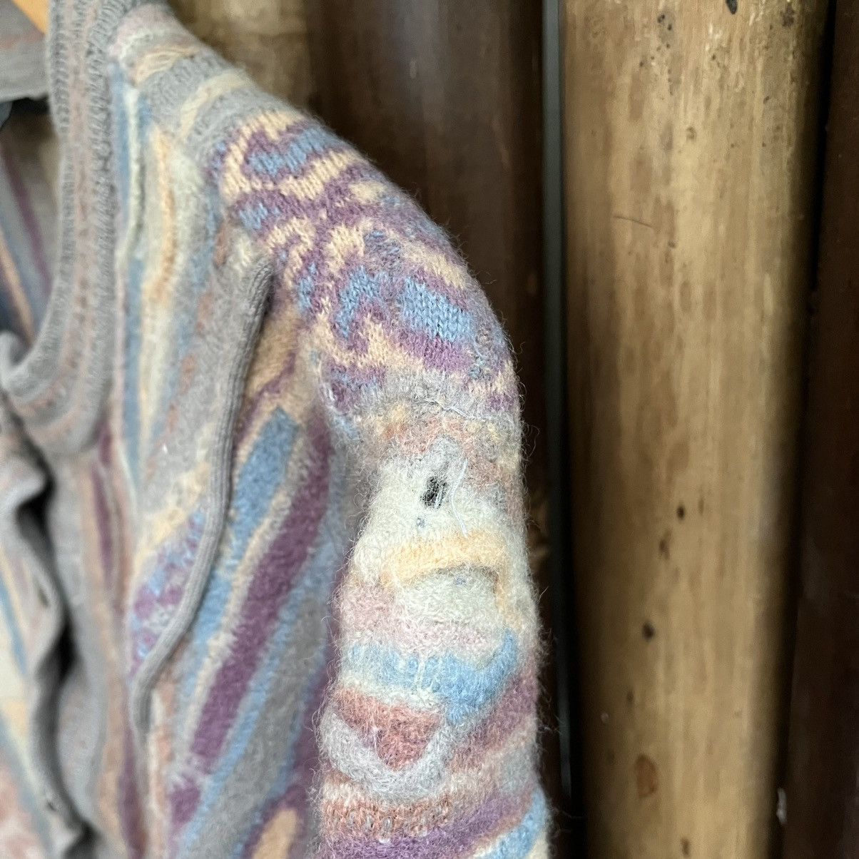 Coogi Vintage Coogi Cardigan Sweater Button 90s Pastel Colour Size S / US 4 / IT 40 - 4 Thumbnail
