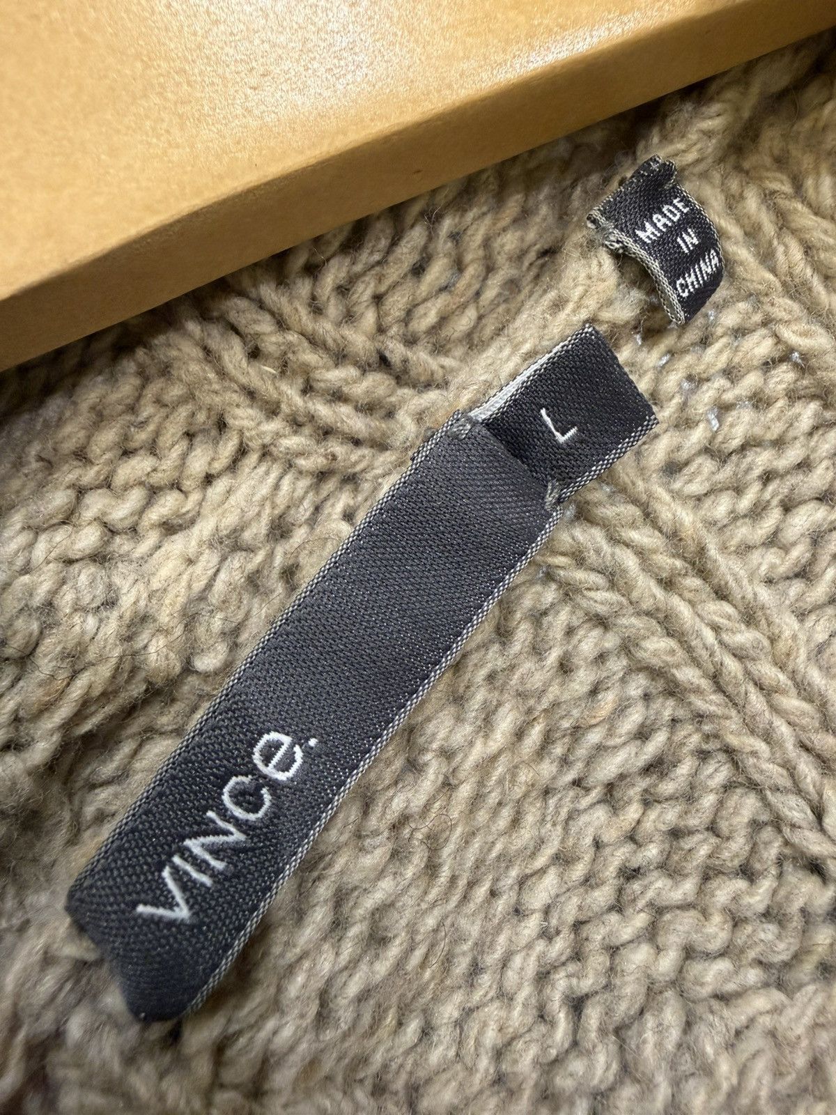 Vince Vince. Cableknit Sweater Hoodie Size US L / EU 52-54 / 3 - 3 Thumbnail